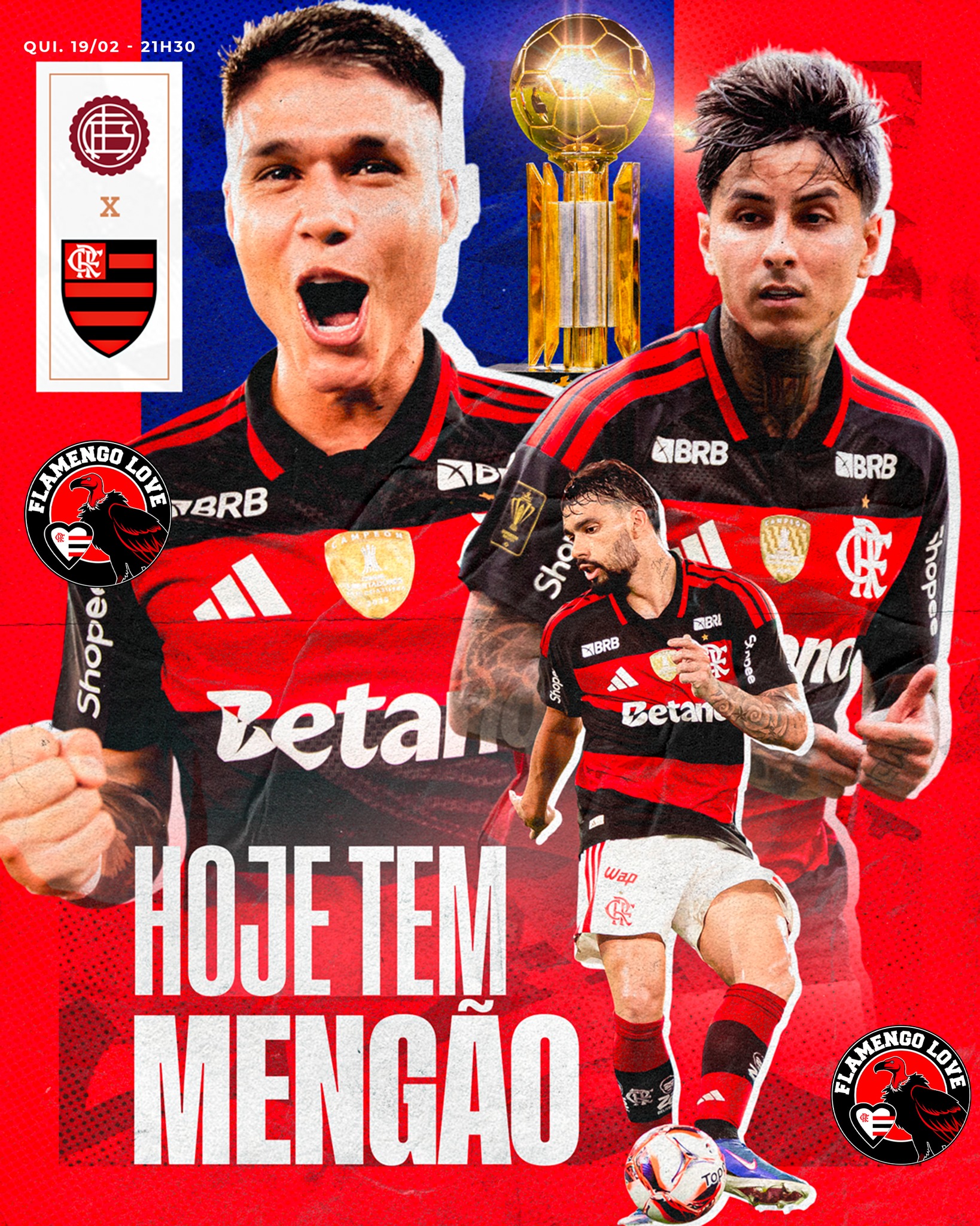 Flamengo - Hoje tem MENGÃO na final da RECOPA!!! 🔴⚫🏆 | Facebook