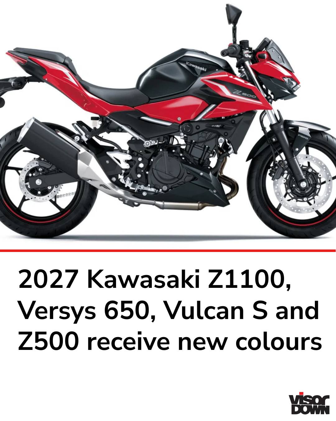 Kawasaki has introduced a new round of colours to its 2027 line-up