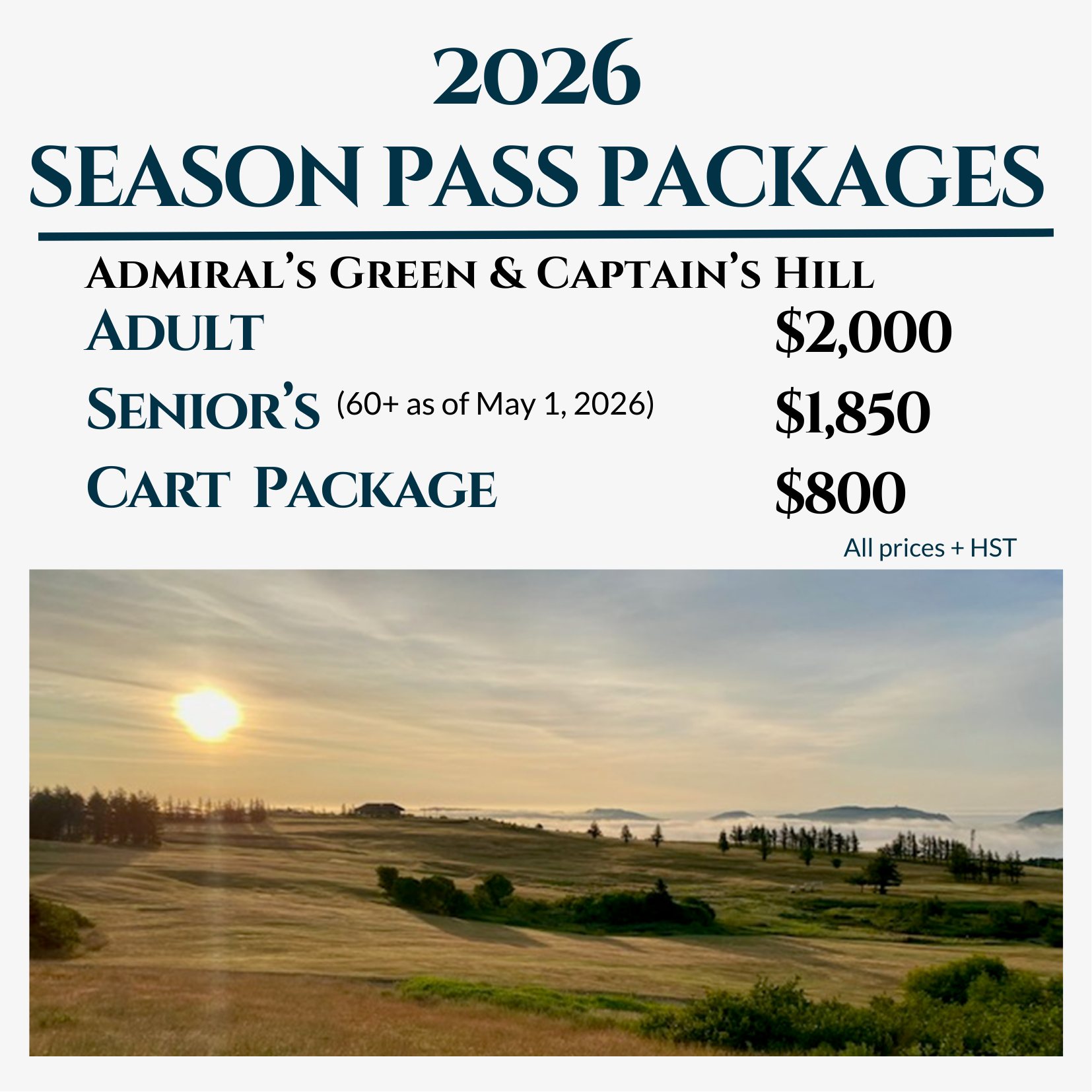 Pippy Park Golf - 2026 Season Pass Packages on sale now at... | Facebook