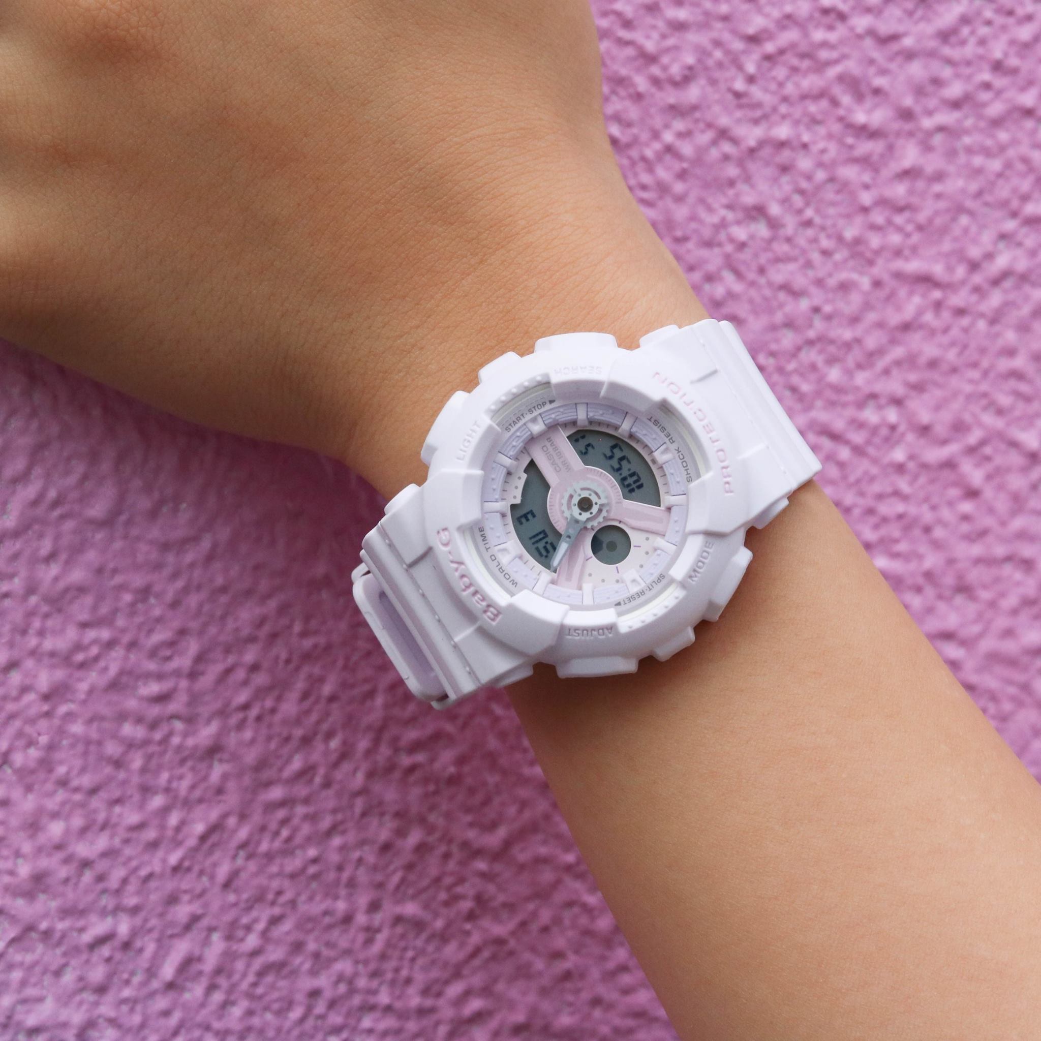 Casio - “Pink Bouquet Series”, BA-110 based pastel pink color 