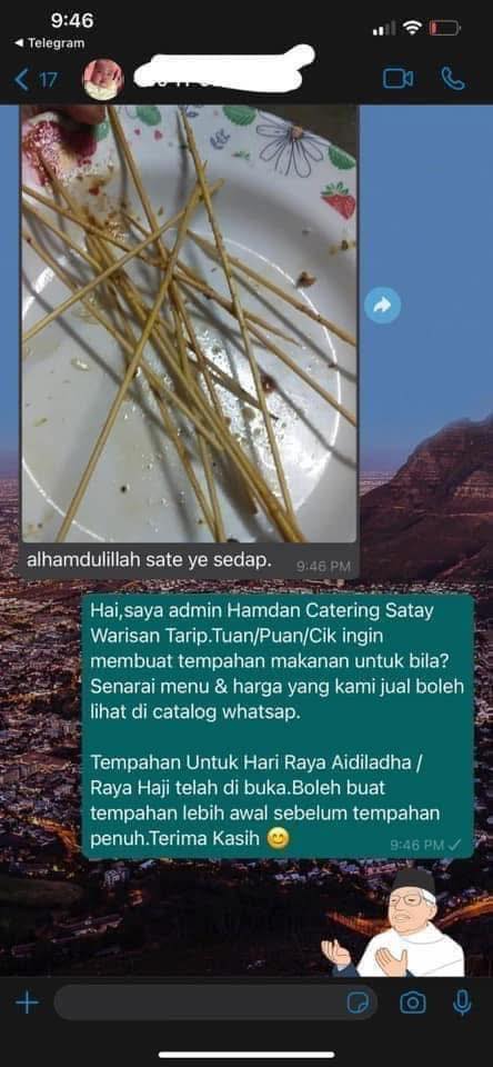 Hamdan Satay Parit Raja - Warisan Tarip's