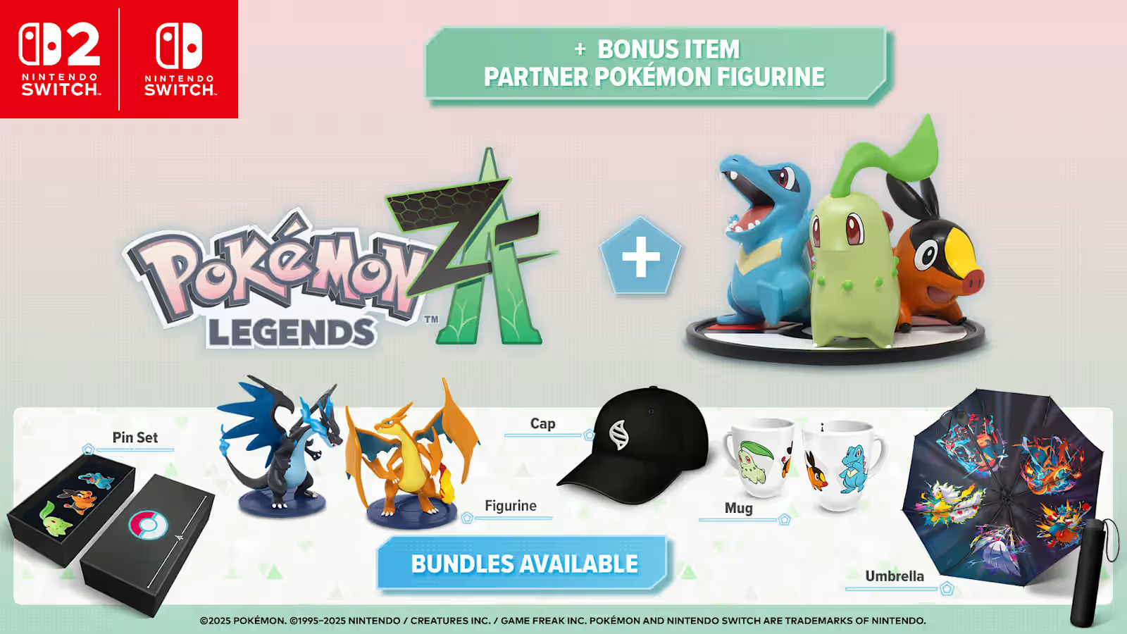 Pokemon Legends Z-A preorder bonuses in Japan