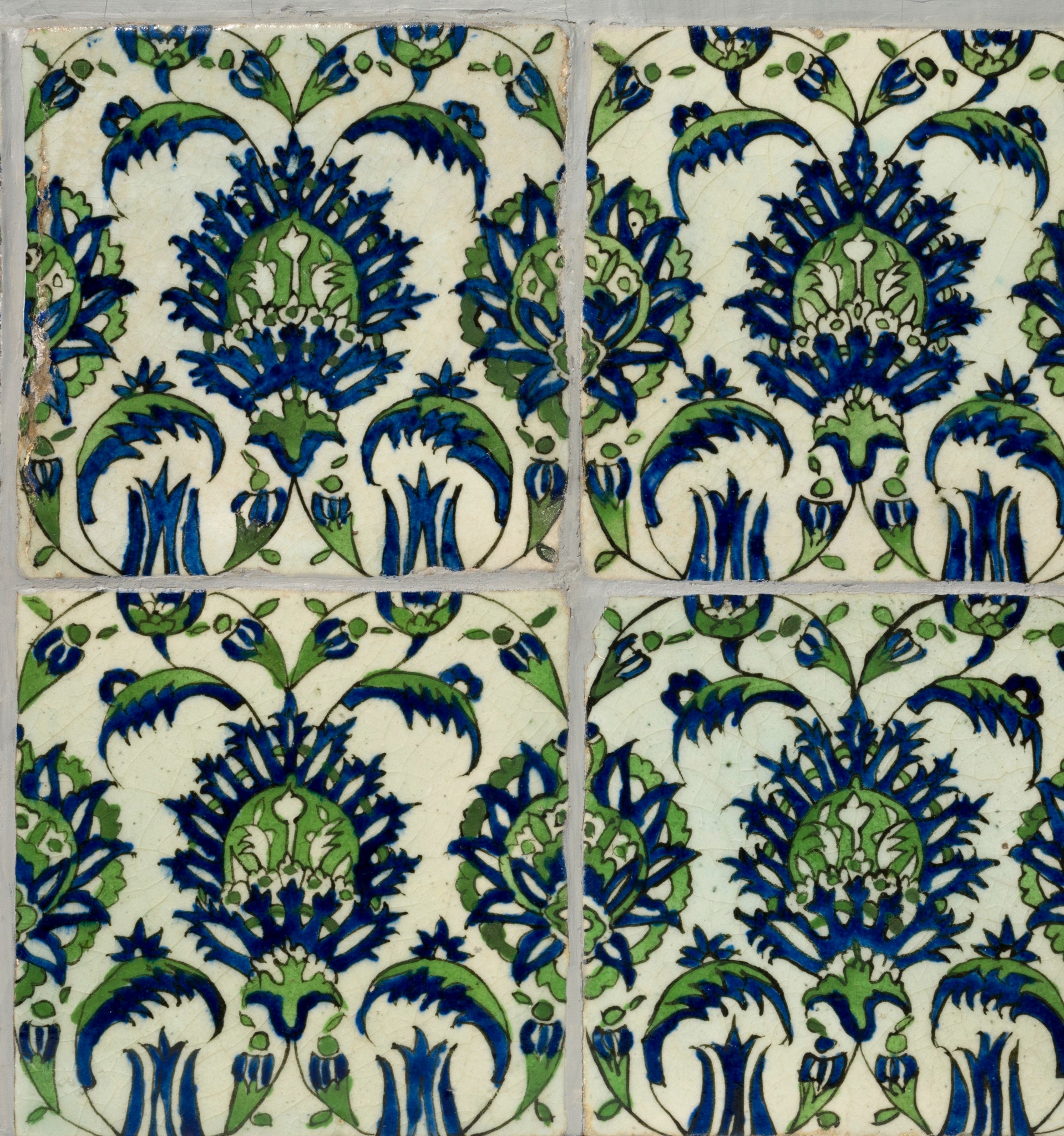 Mosaic glass wall tiles from Samarra, Iraq