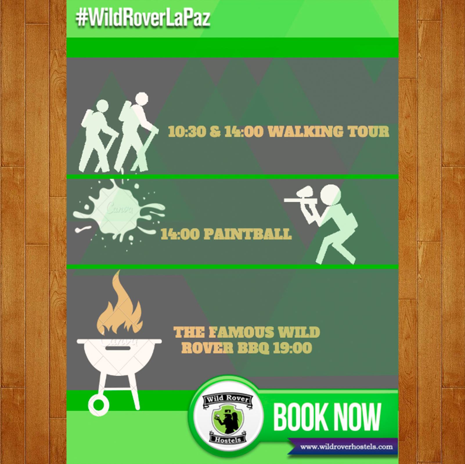 Check out the events we've got... - Wild Rover Hostel La Paz | Facebook