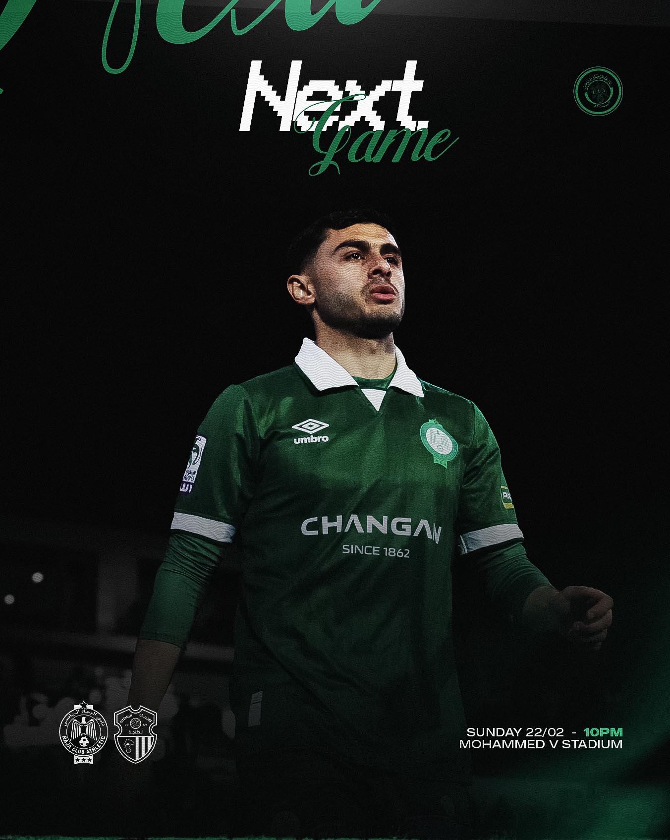 Raja - Ramadan night 22:00 🌙💚 Three points under the lights 🦅 🎟 Tickets ...