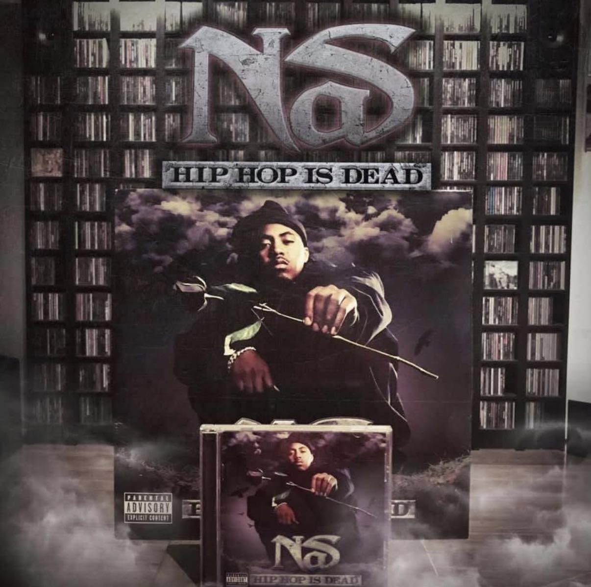 Nas dropped “Hip Hop is Dead” his first album via Def Jam today