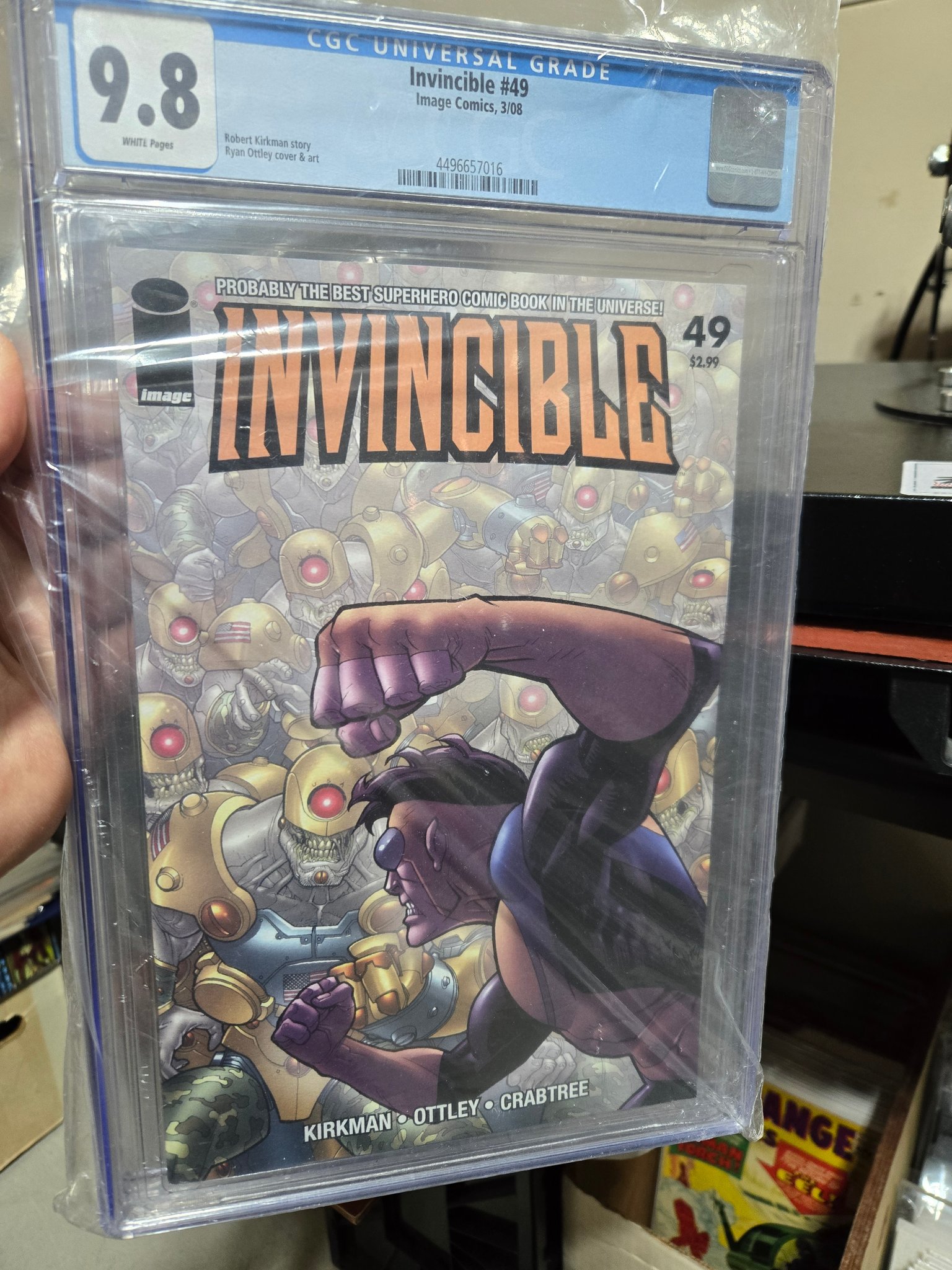 アメコミリーフ Infinity Countdown #1 CGC サイン入り