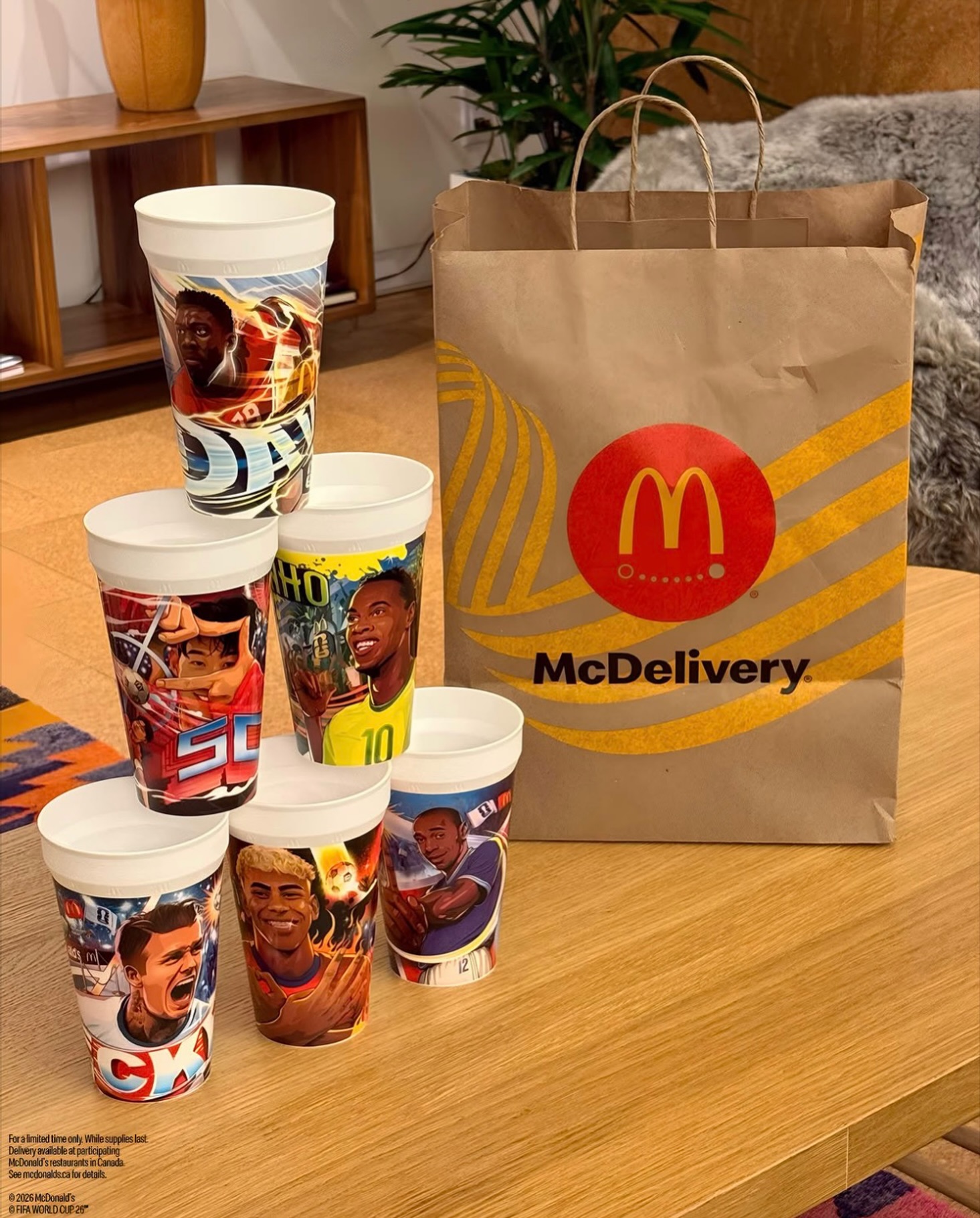 Collect FIFA World Cup legendary cups with McDonald's meal
