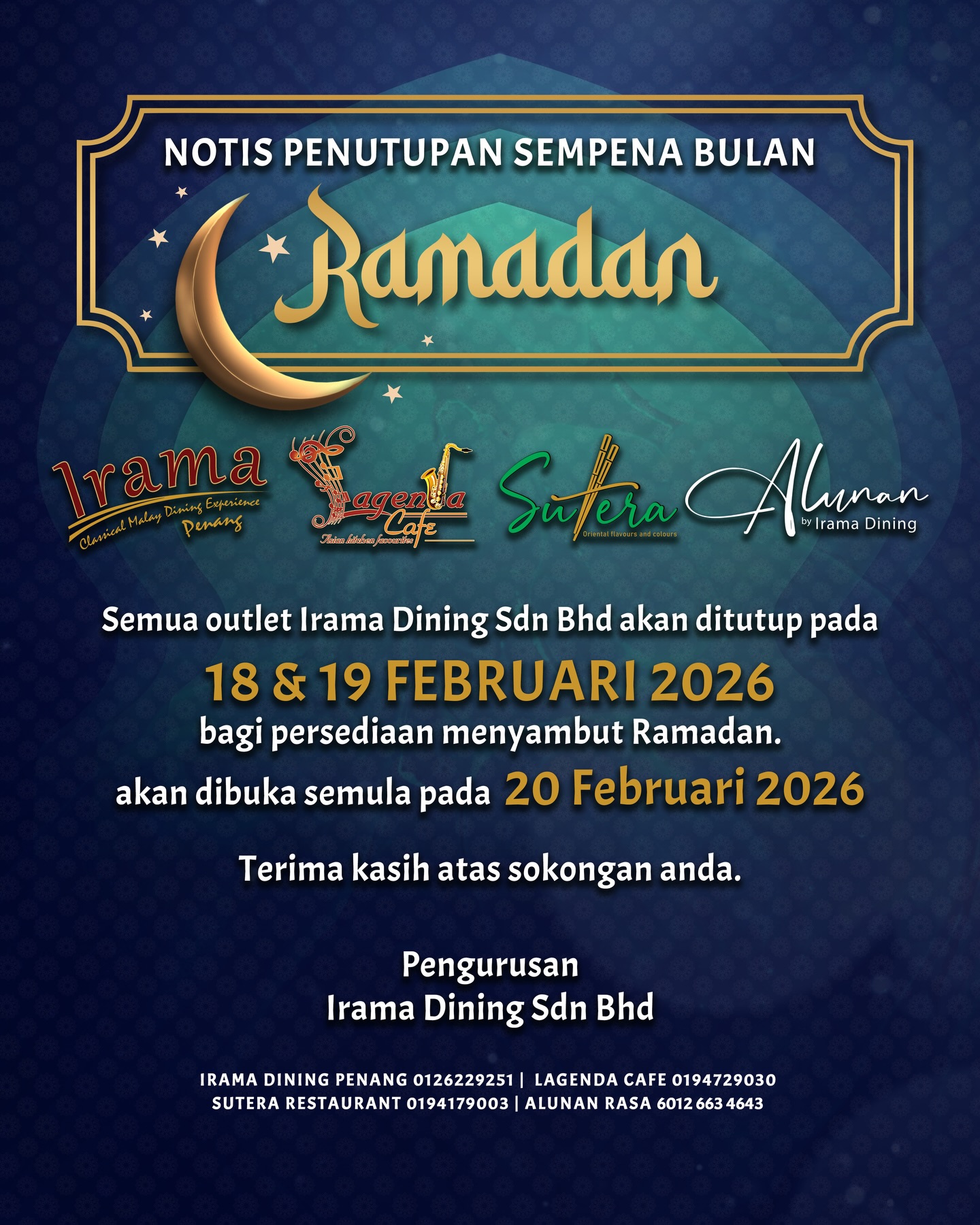Irama - Alunan Rasa We Are Open! Introducing Alunan Rasa by Irama ...