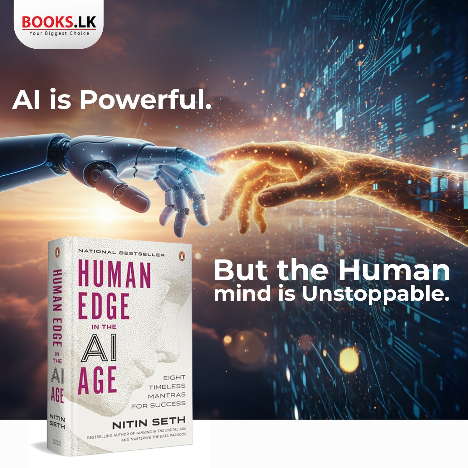 www.books.lk - In Human Edge in the AI Age, Nitin Seth shares eight ...