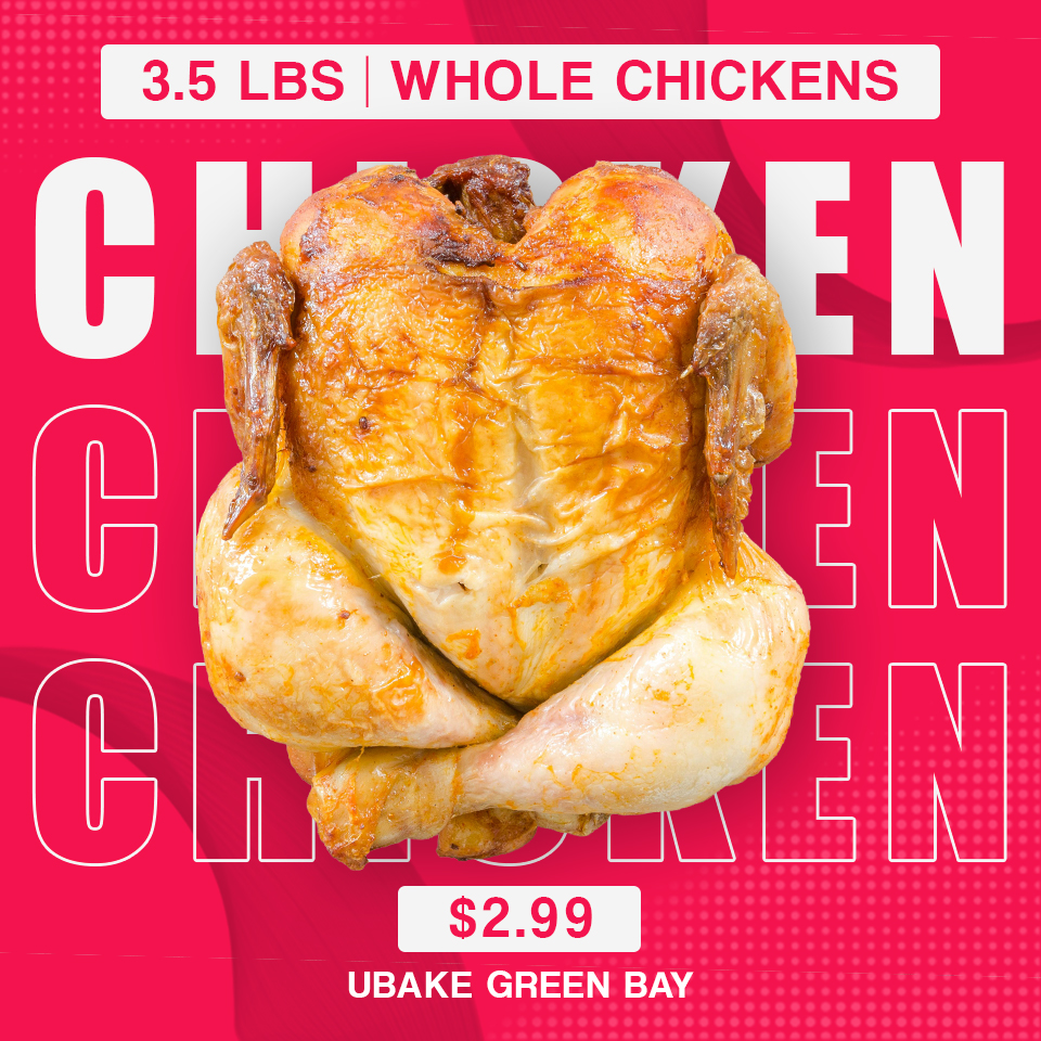 UBake - UBake has whole chickens! Get 3.5 lbs of whole chicken for only ...