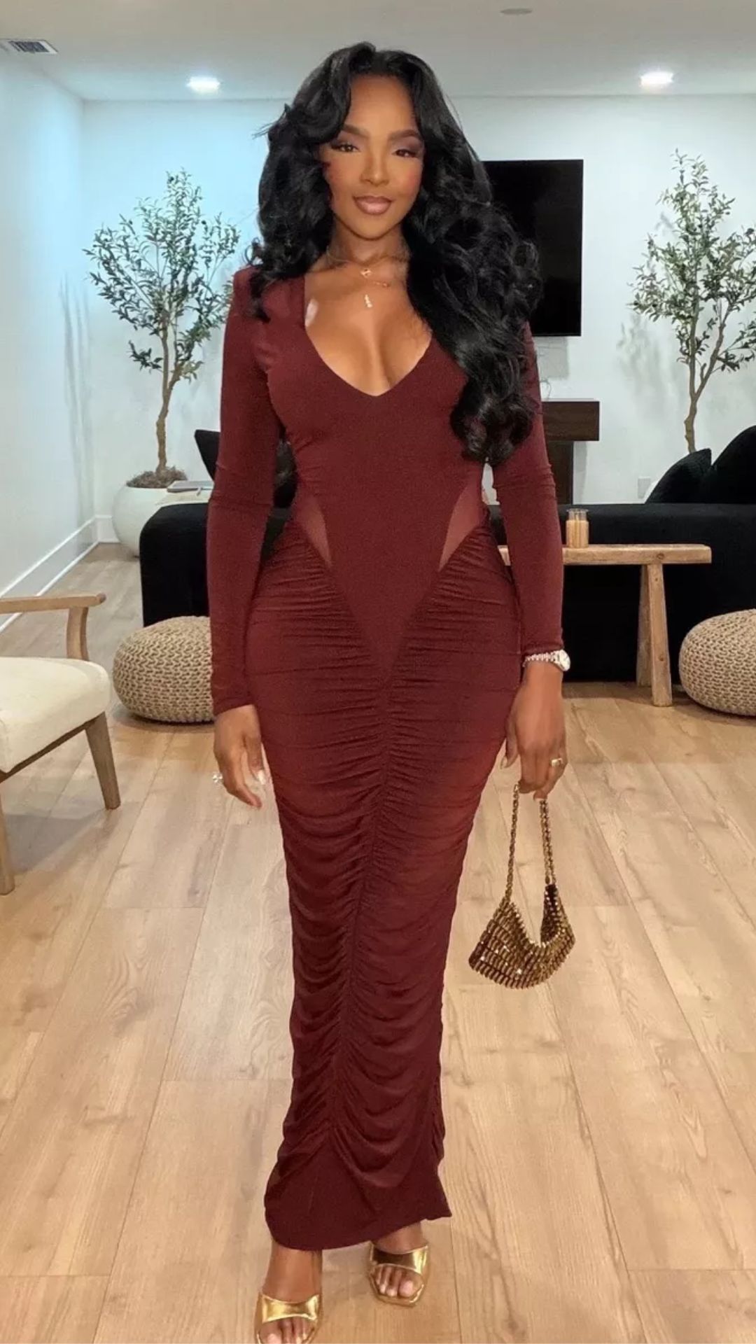 short navy chiffon dress KissProm Sleeve V-Neck A-Line Bridesmaid in Navy, / 2 Color:Custom Color (Special Instructions for Seller） nouveautes-pap Knee Length Back balenciaga blue dress kim