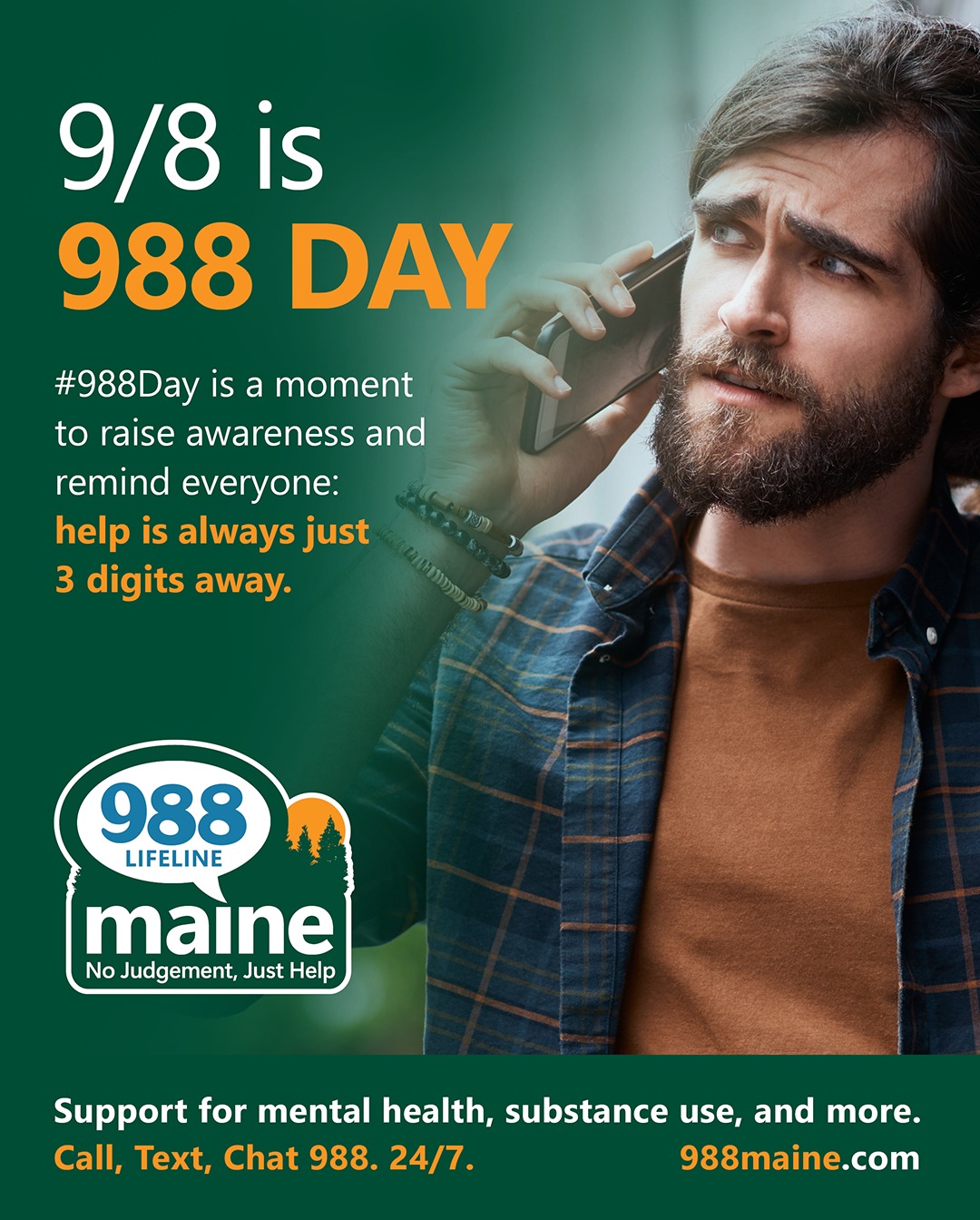 Today, 9/8 is 988 Day. #988Day is a moment to raise awareness