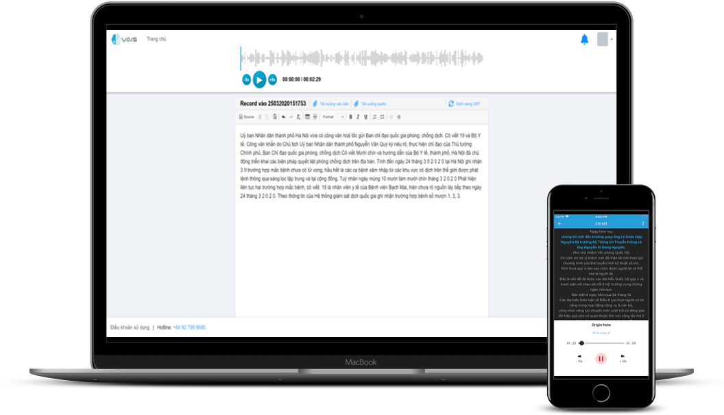 Origin Note - ORIGIN NOTE - PHẦN MỀM CHUYỂN ĐỔI GIỌNG NÓI... | Facebook