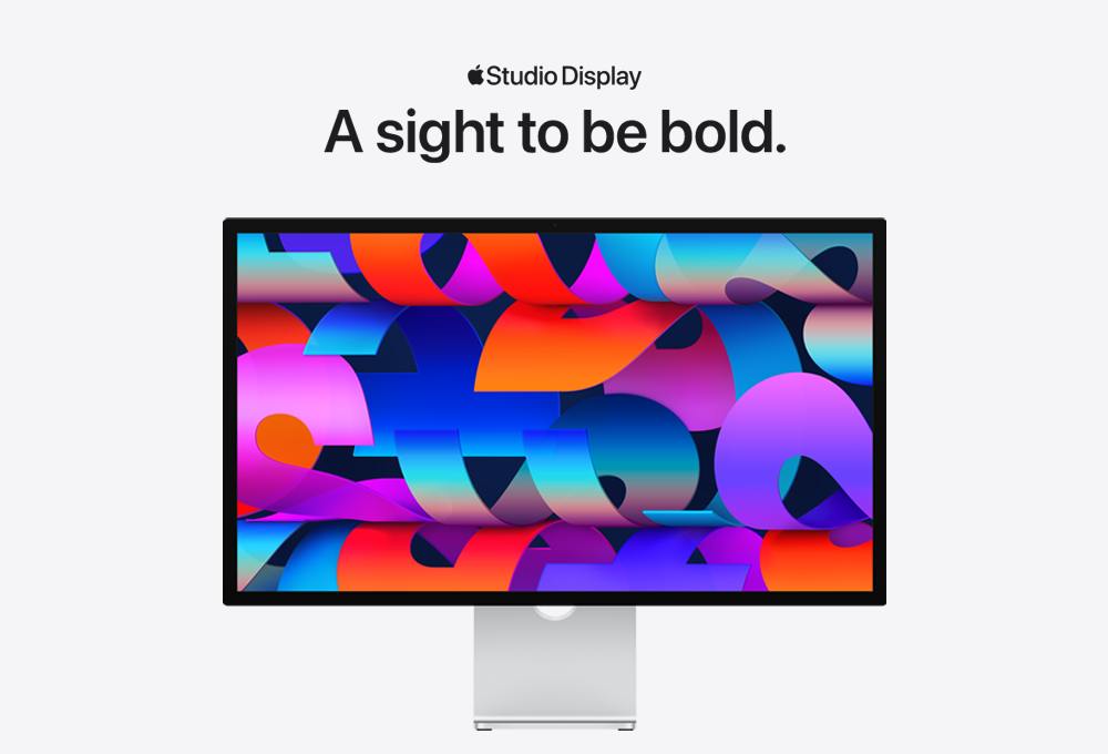 An immersive 27-inch 5K Retina display, 12MP Center Stage camera