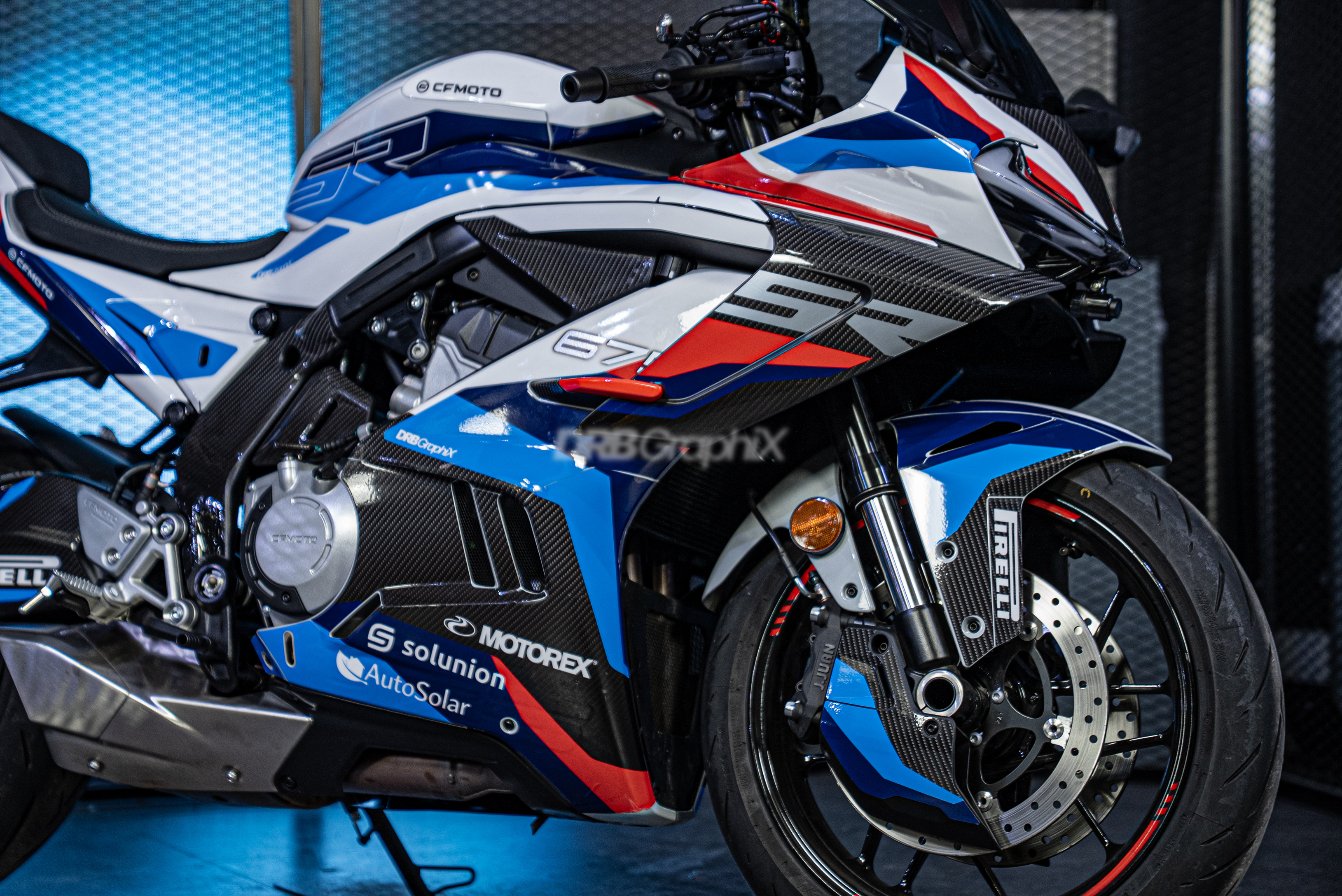 CFMOTO 675SR-R graphic kit by DRB Graphix