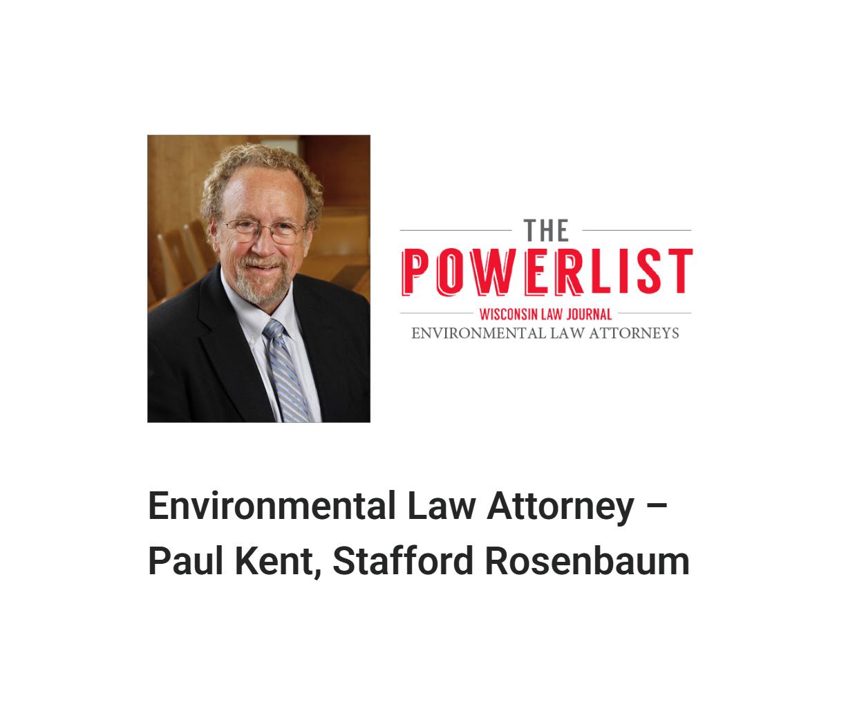 Congratulations to #Attorney Paul... - Stafford Rosenbaum LLP | Facebook