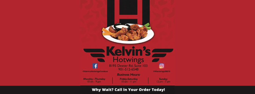 Kelvin's Hot Wings Cordova | Cordova TN
