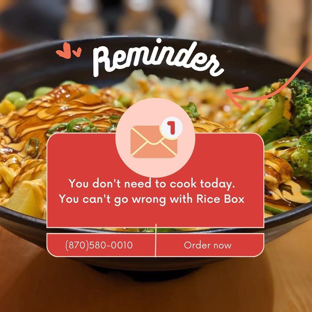 Rice Box - Calling all Rice Box lovers! 🍱 We’re serving up... | Facebook