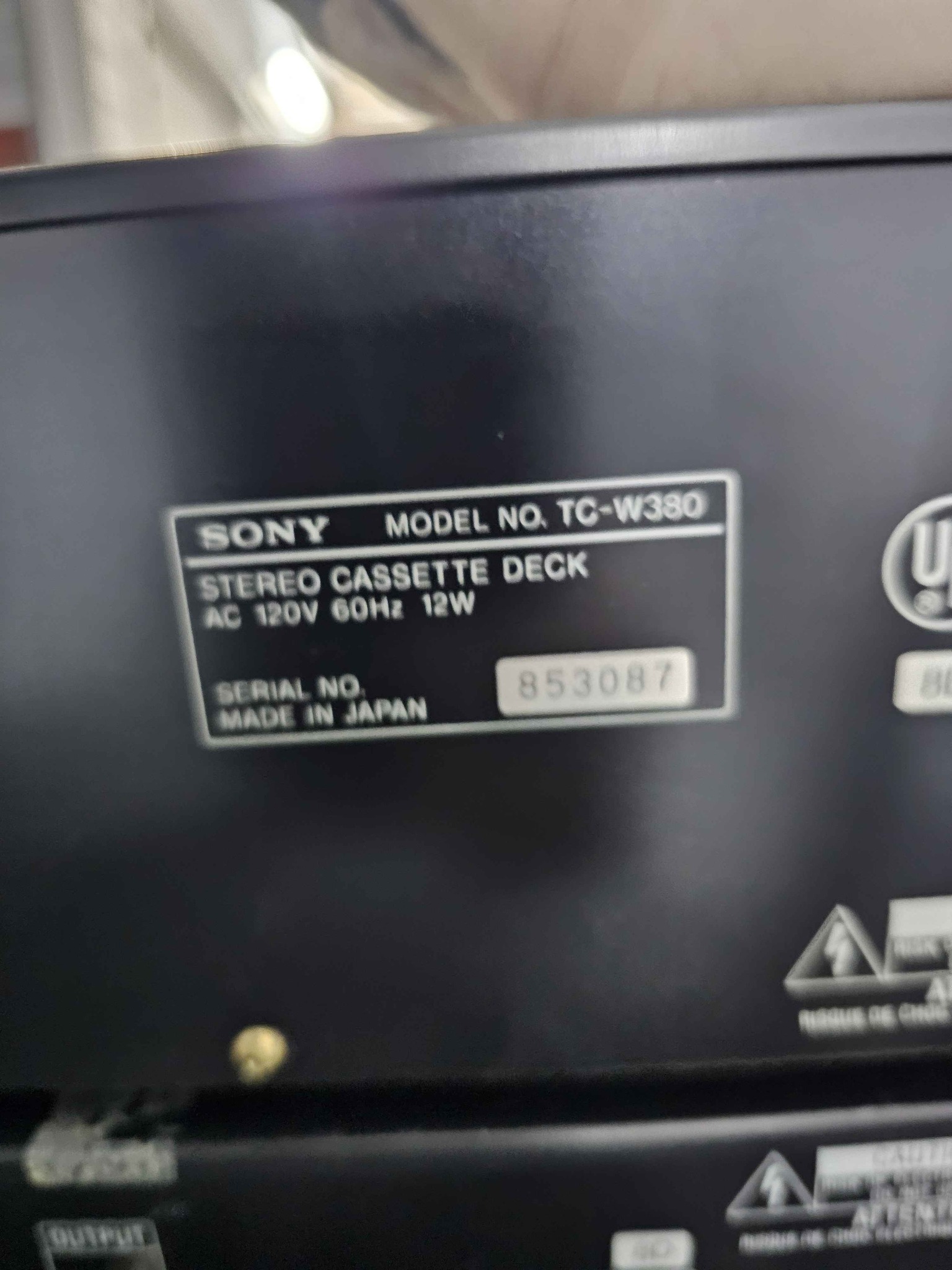 Sony TA-AX380 sound system - Home Theater Systems - Fox River Grove ...