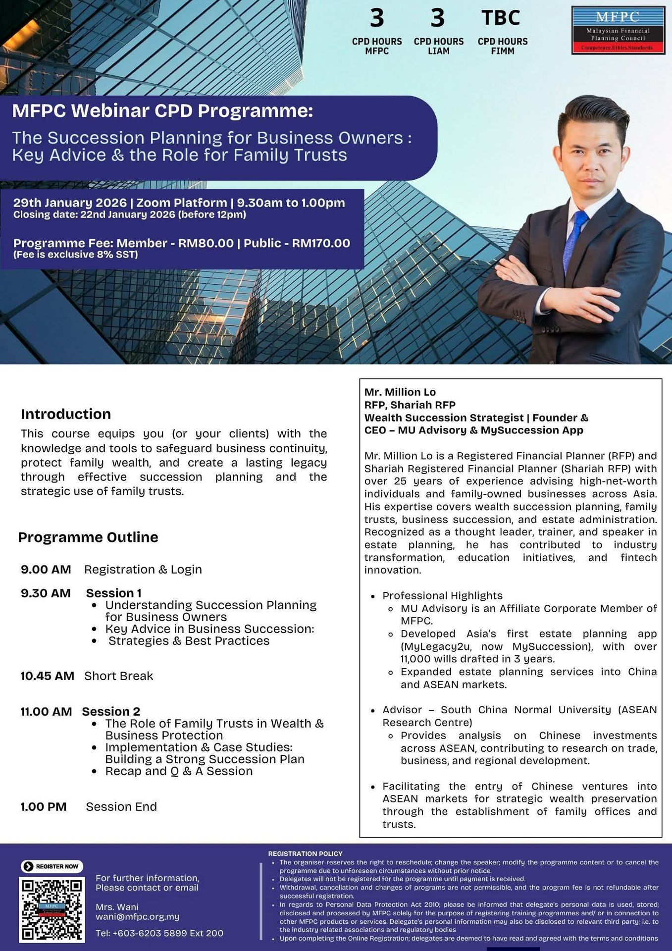🎓 MFPC CPD... - Malaysian Financial Planning Council (MFPC) | Facebook