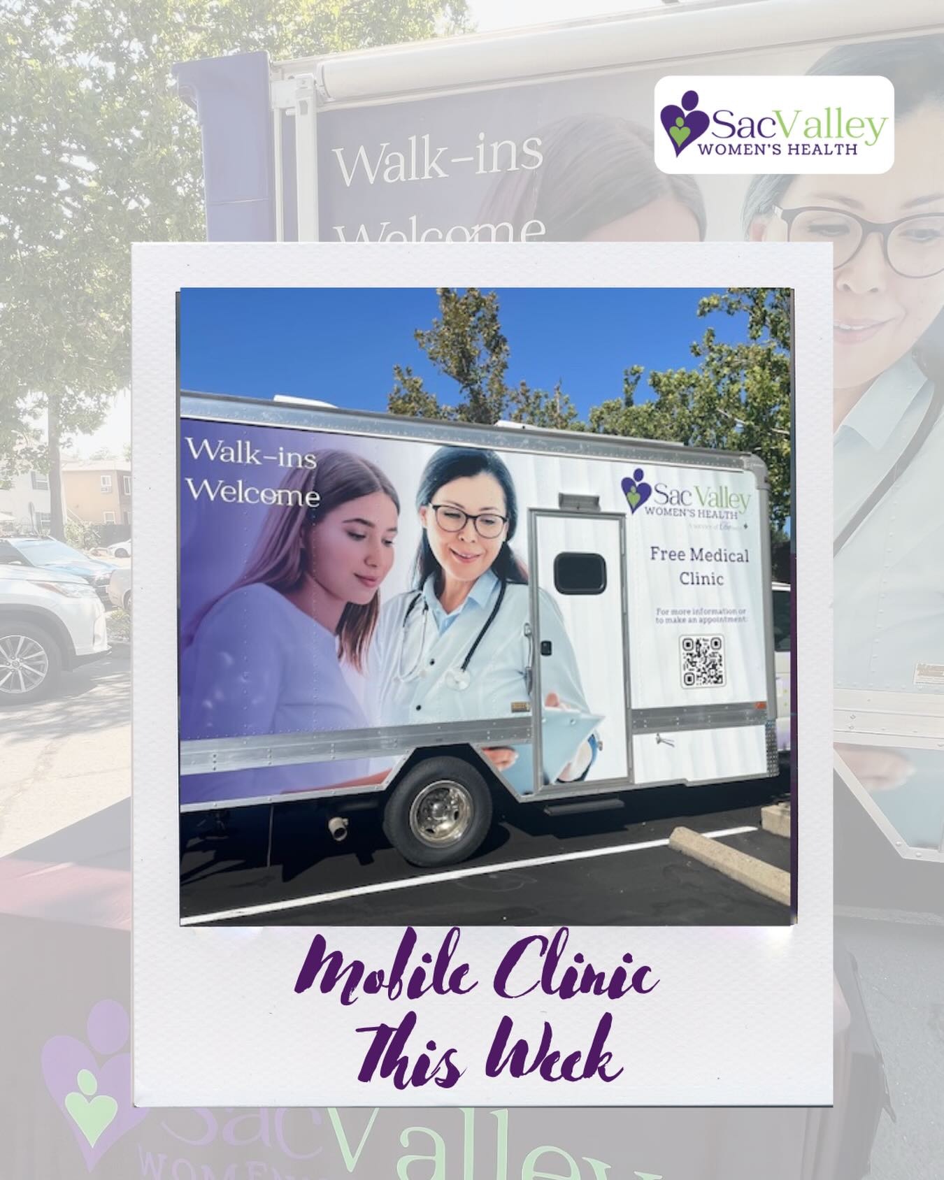 📢 Mobile Clinic Schedule... - Sac Valley Women's Health | Facebook