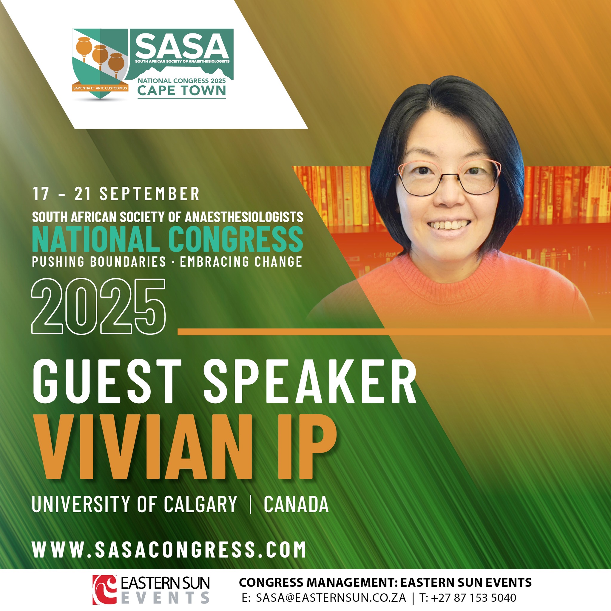 South - Meet Our Esteemed Guest Speaker at SASA 2025. We are honoured ...