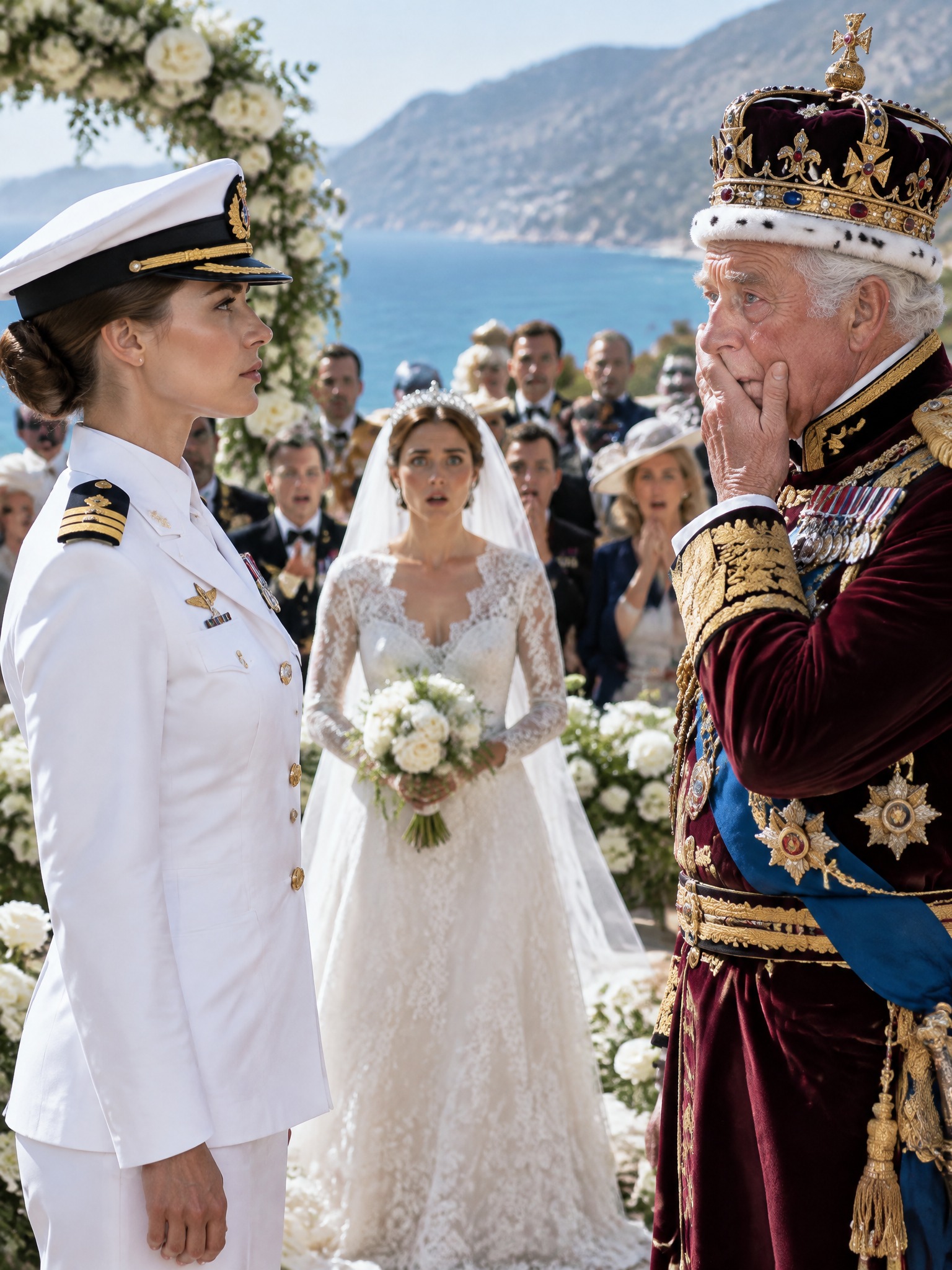 Woman in Navy uniform attends royal wedding after being initially