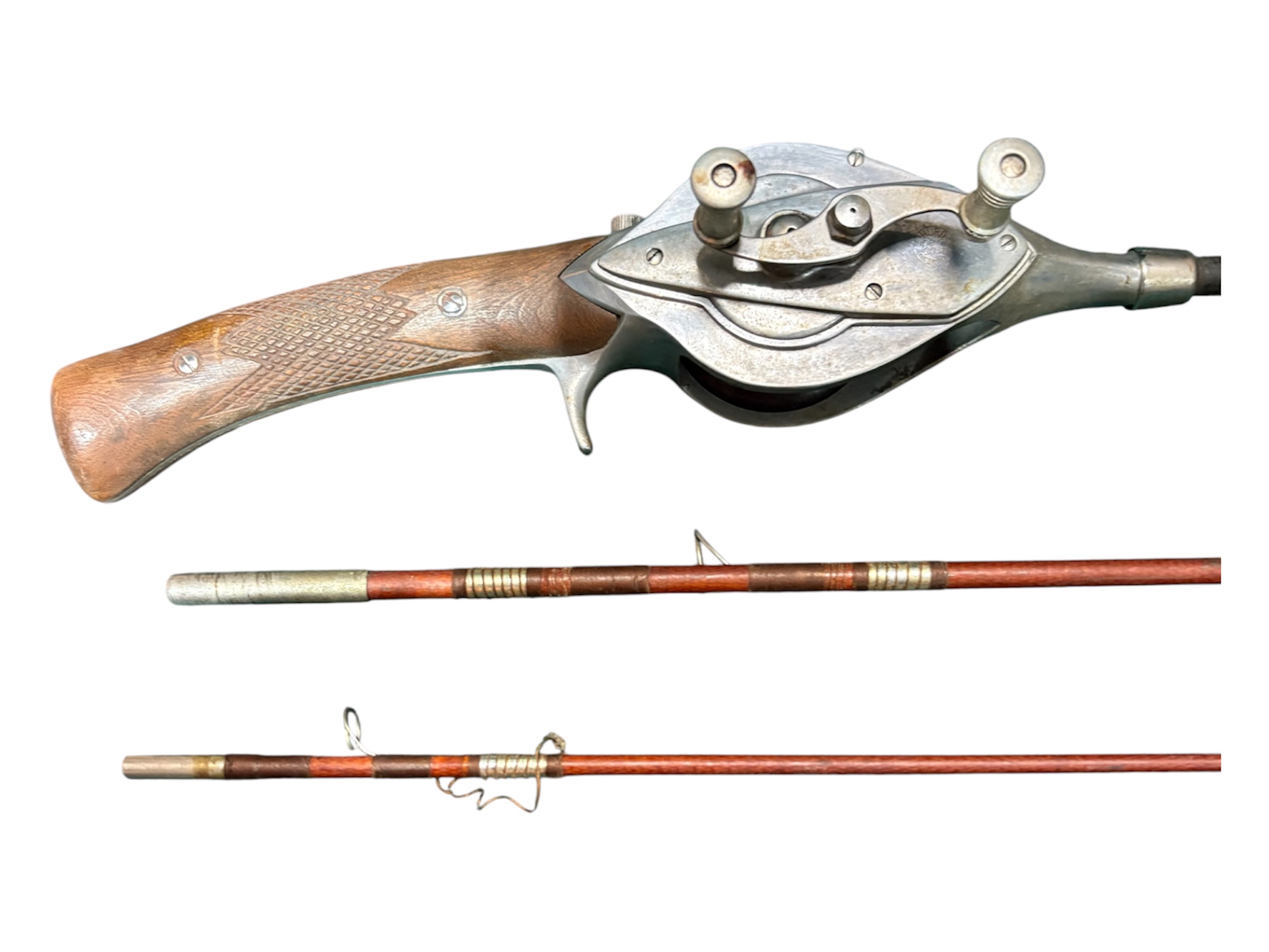 Vintage Hurd Super Cast rod and reel found