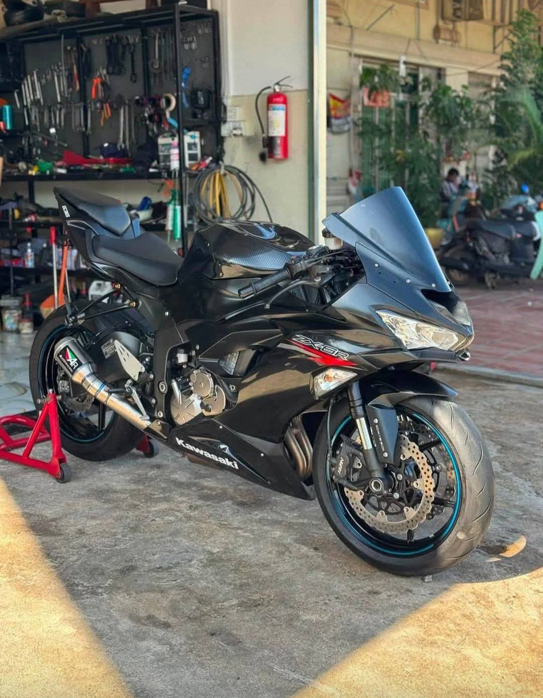 あき Kawasaki Ninja ZX-6R #kawasaki