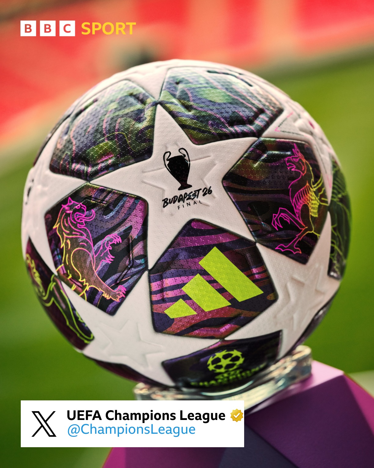 A closer look at the new Champions League match ball.