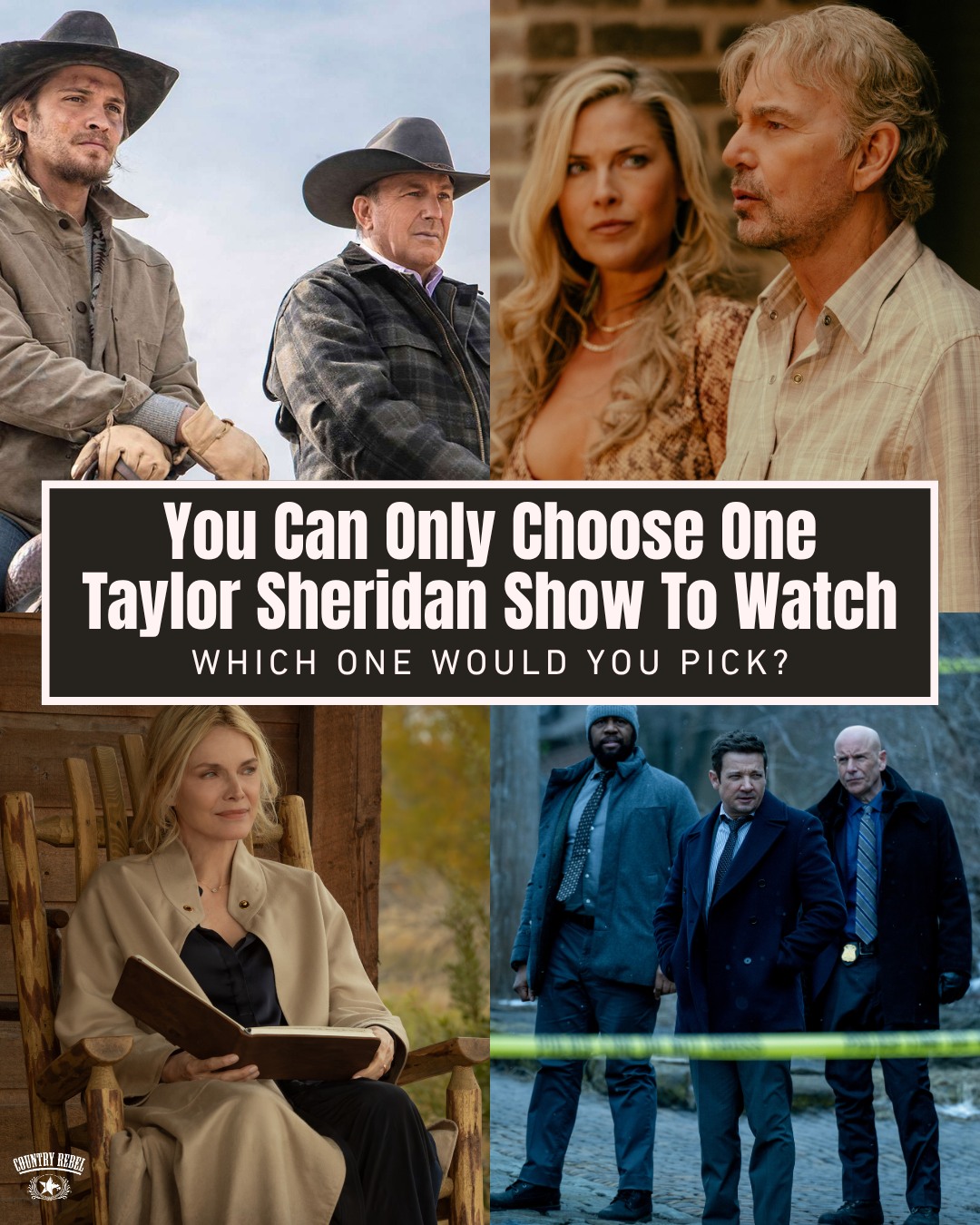 Most people know Taylor Sheridan as the creator of 