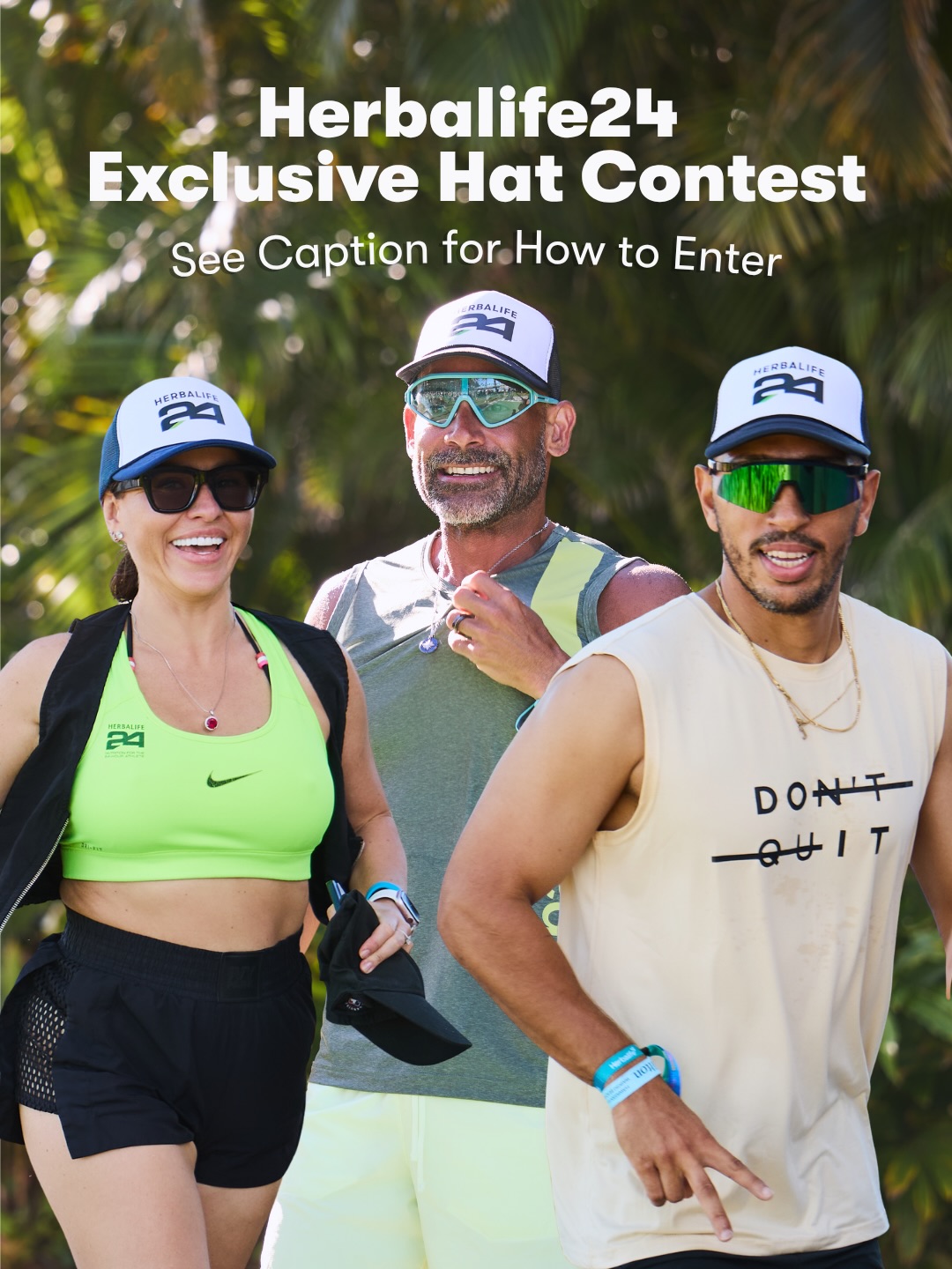 Enter for a chance to win an exclusive Herbalife24® Hat