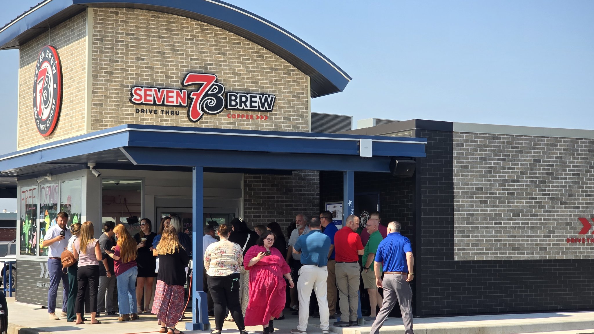 Ribbon cutting celebrates grand opening of 7 Brew Coffee in Cape