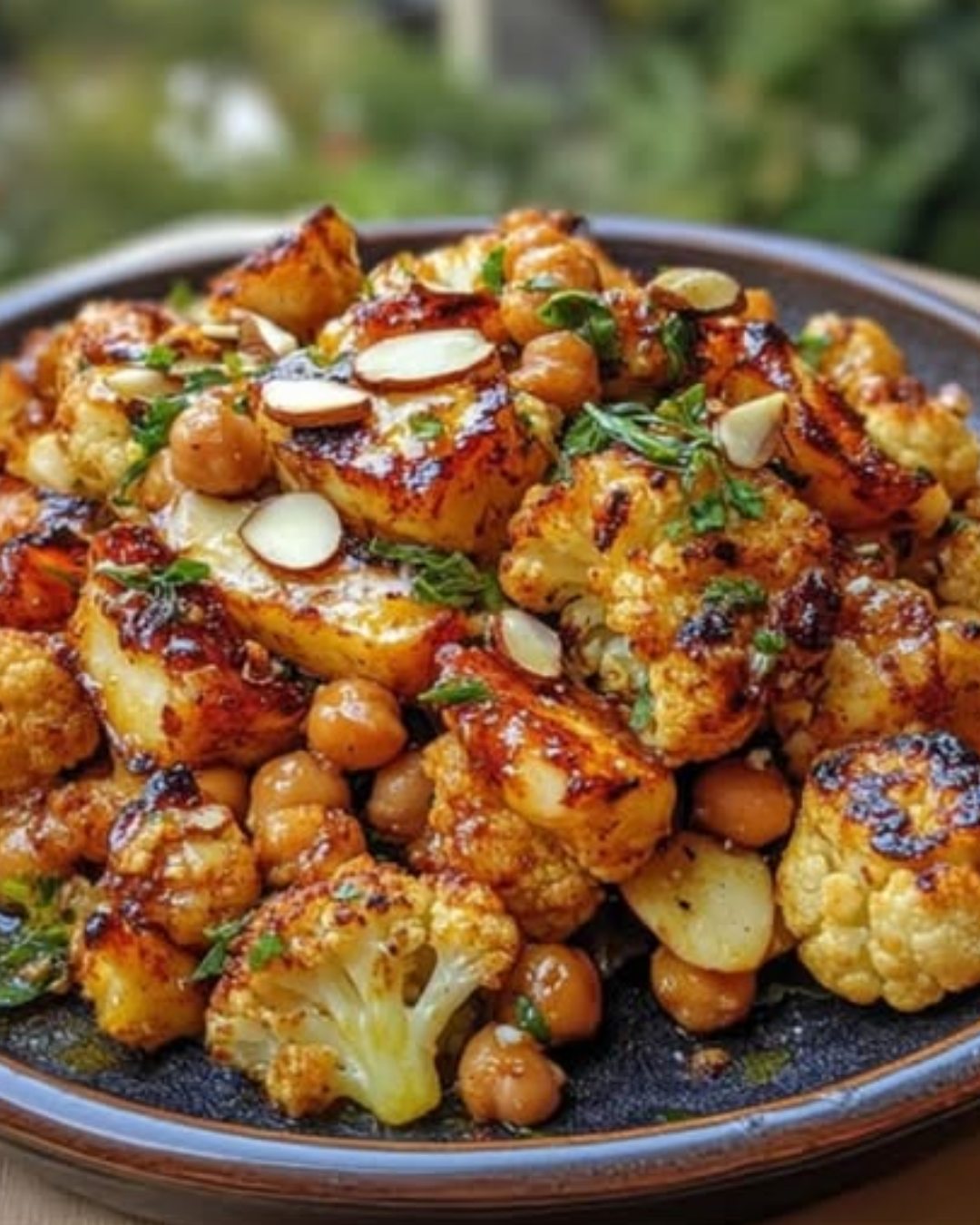 Délices - 🌿🥘 Chou-fleur Rôti au Miel et Curry, Halloumi Grillé et ...