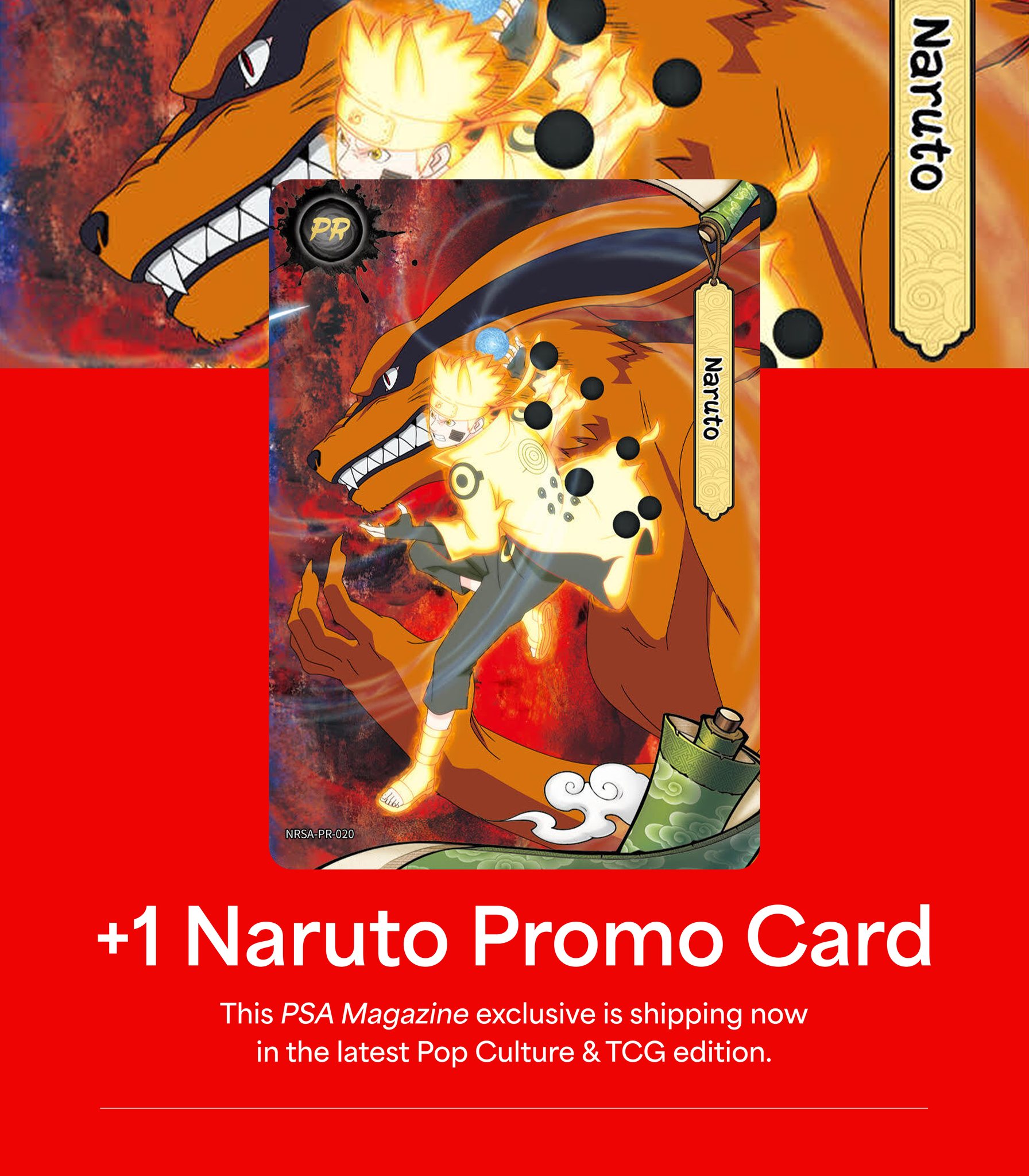 Heads up Collectors Club. 📬 This Naruto promo card is in the mail