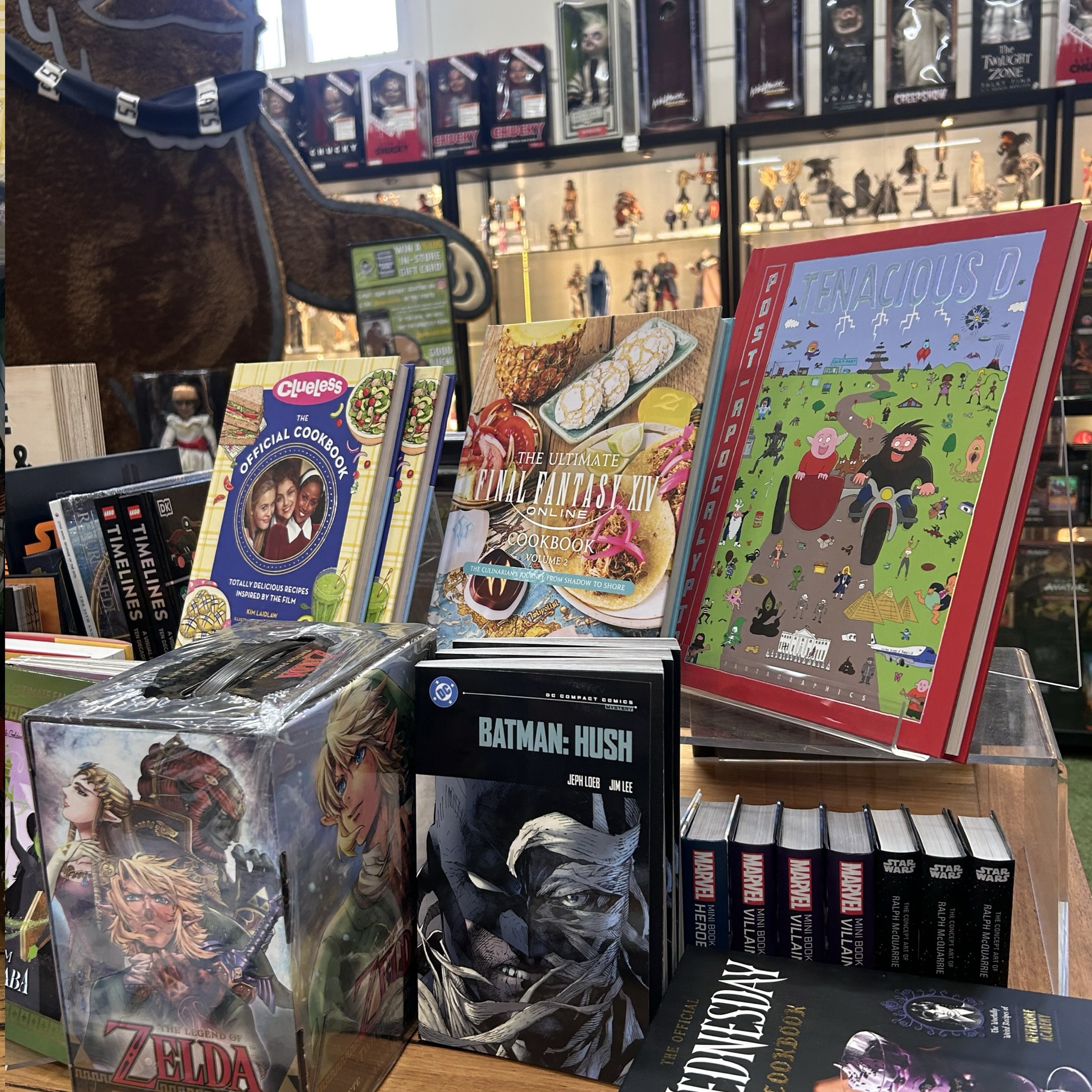 There are some new books available on our table at the Popcultcha