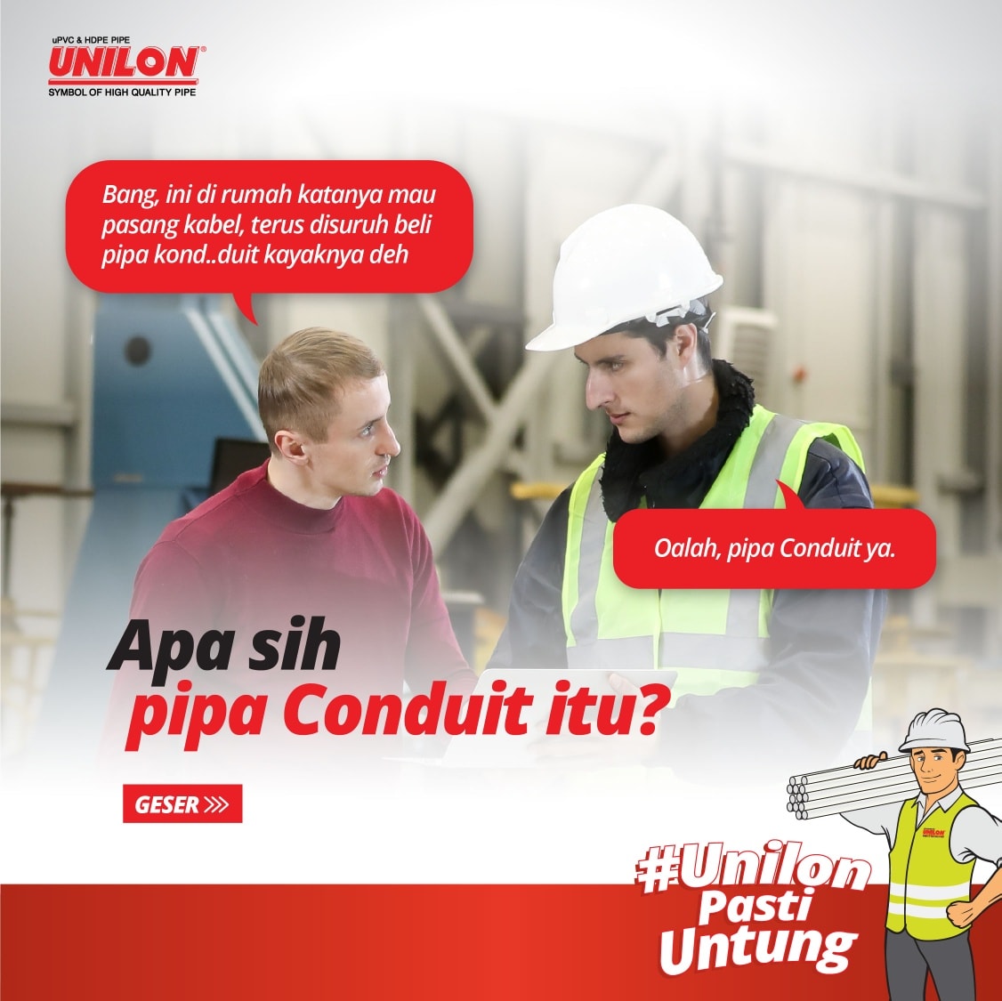 Pipa Conduit biasa dijadikan sebagai... - UNILON INDONESIA | Facebook
