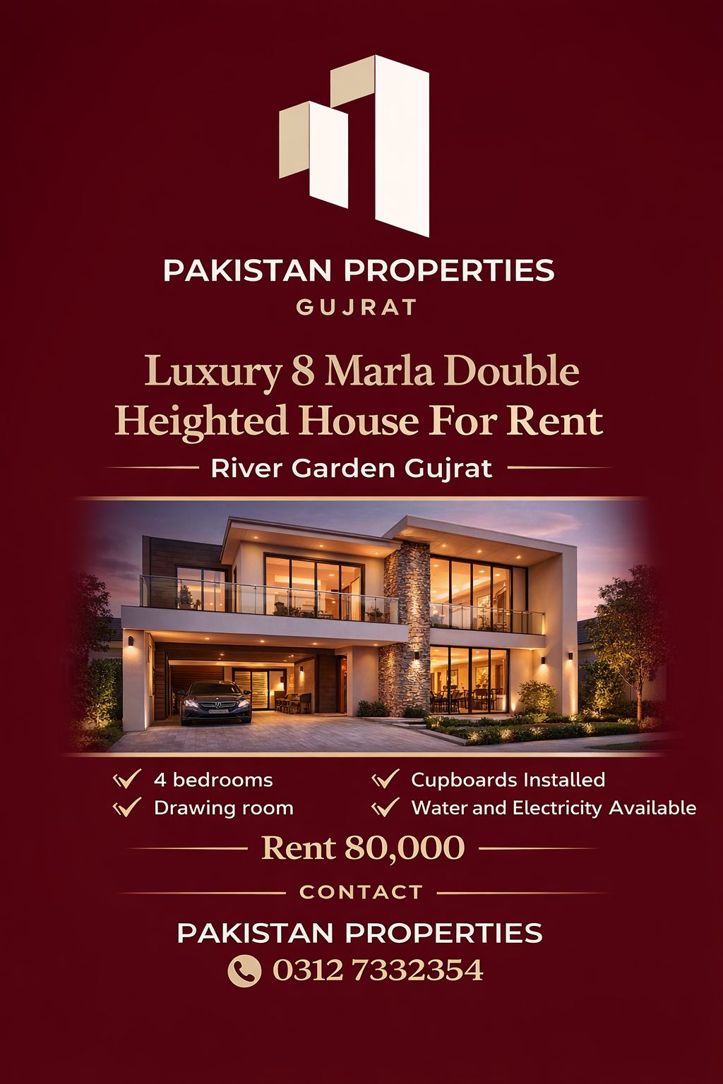PAKISTAN PROPERTIES (@pakistanpropertygujrat) | 𝟎𝟖 𝐌𝐀𝐑𝐋𝐀 𝐋𝐔𝐗𝐔𝐑𝐘 𝐃𝐎𝐔𝐁𝐋𝐄 ...