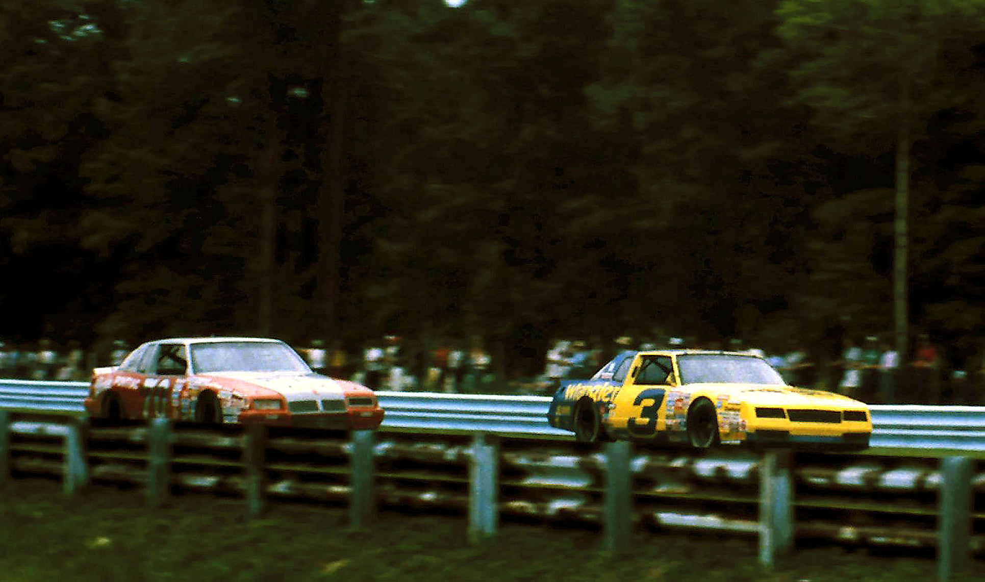 Dale and JD McDUFFIE at Watkins Glen in 1986. Dale EarnhardtThe