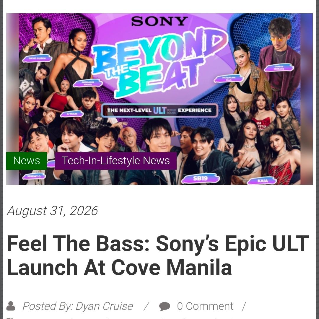 Sony Philippines' Beyond the Beat: Next-Level ULT Power Sound