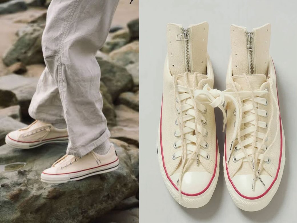 nonnative x CONVERSE ALL STAR GORE-TEX CENTERZIP OX / NN The front