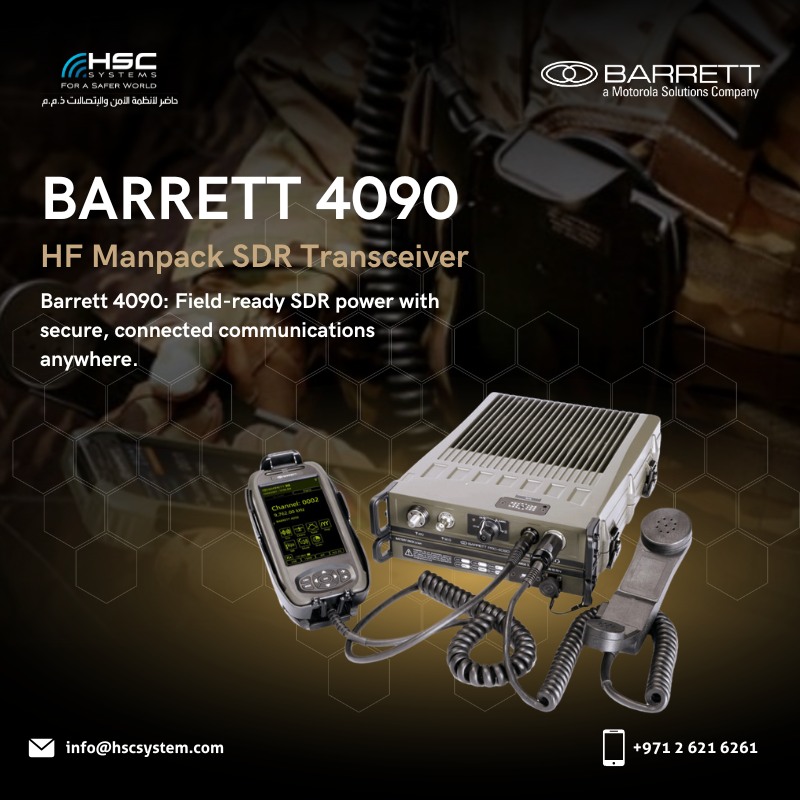 HSC - Software-Defined Radio, Redefined. The Barrett 4090 HF Manpack ...
