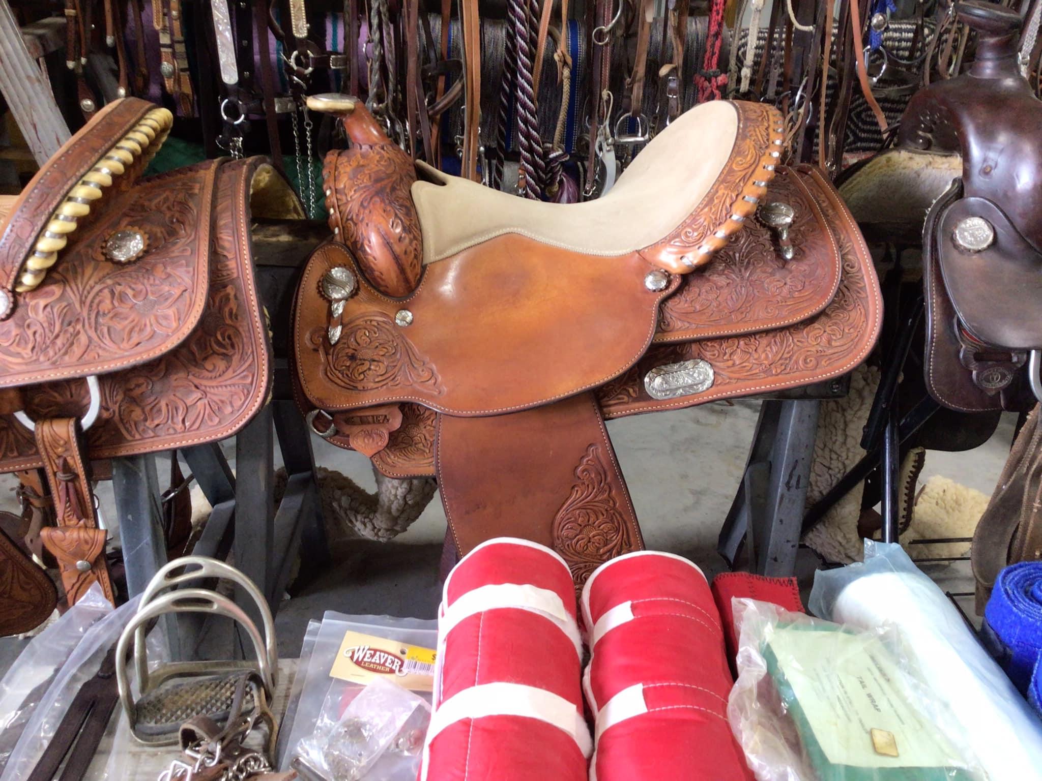 Tack Sale: Crates 15 inch excellent condition, Circle Y 15 inch, Circle ...