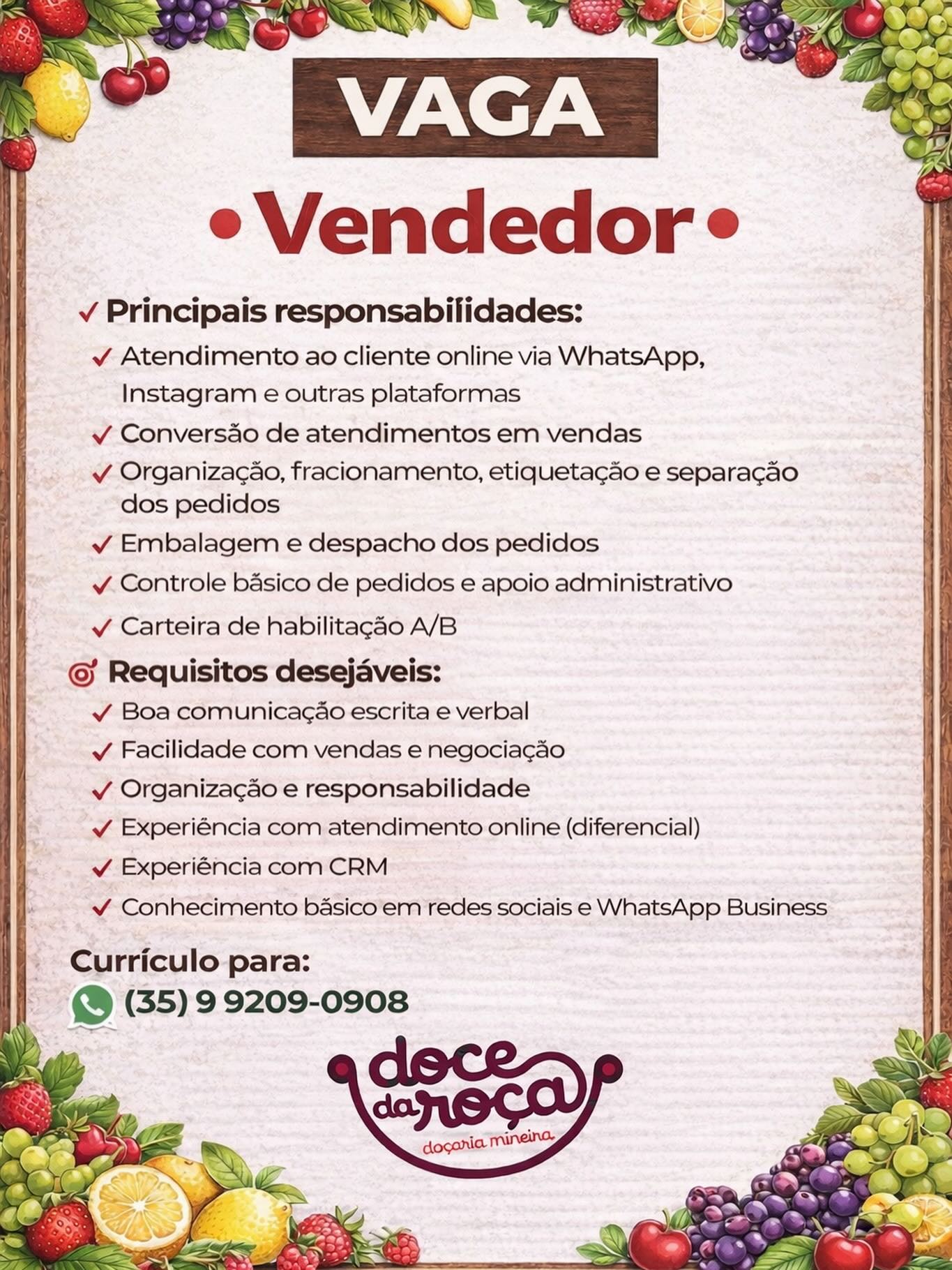 Doce da Roça | Poços de Caldas MG