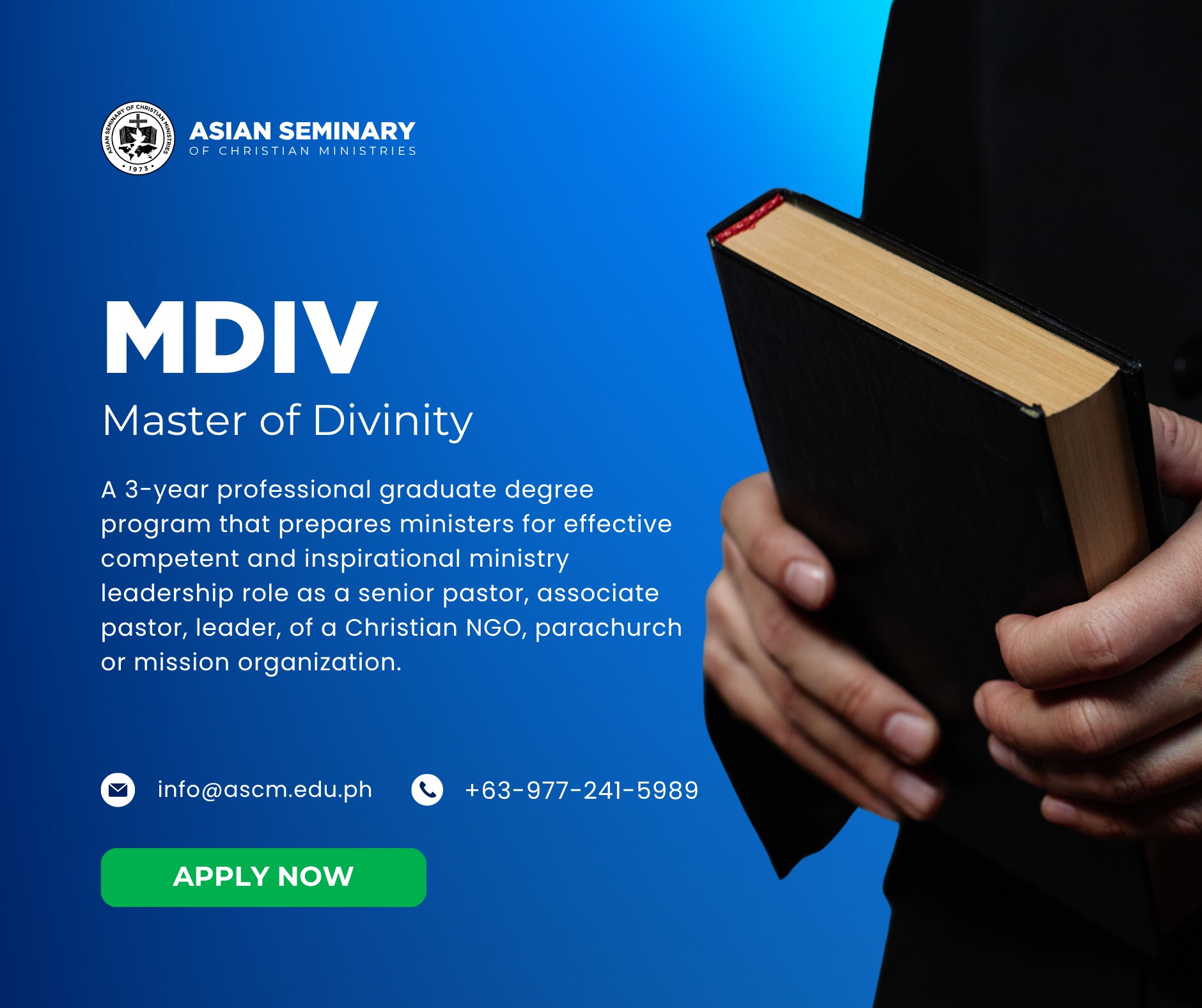 📌 Master of... - Asian Seminary of Christian Ministries | Facebook