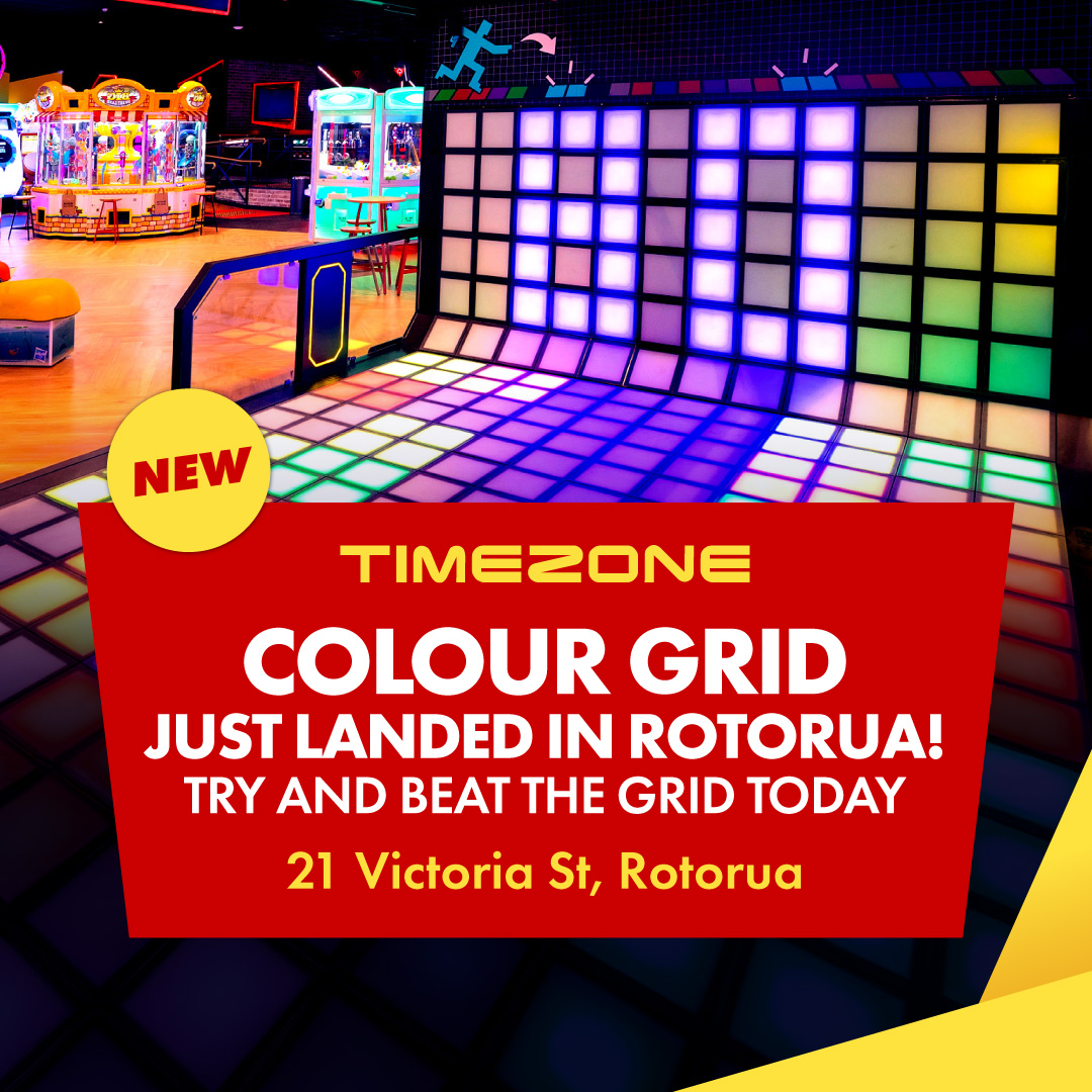 Rotorua - 🌈 HAVE YOU TRIED THE COLOUR GRID YET? 🌈 Timezone Rotorua is ...