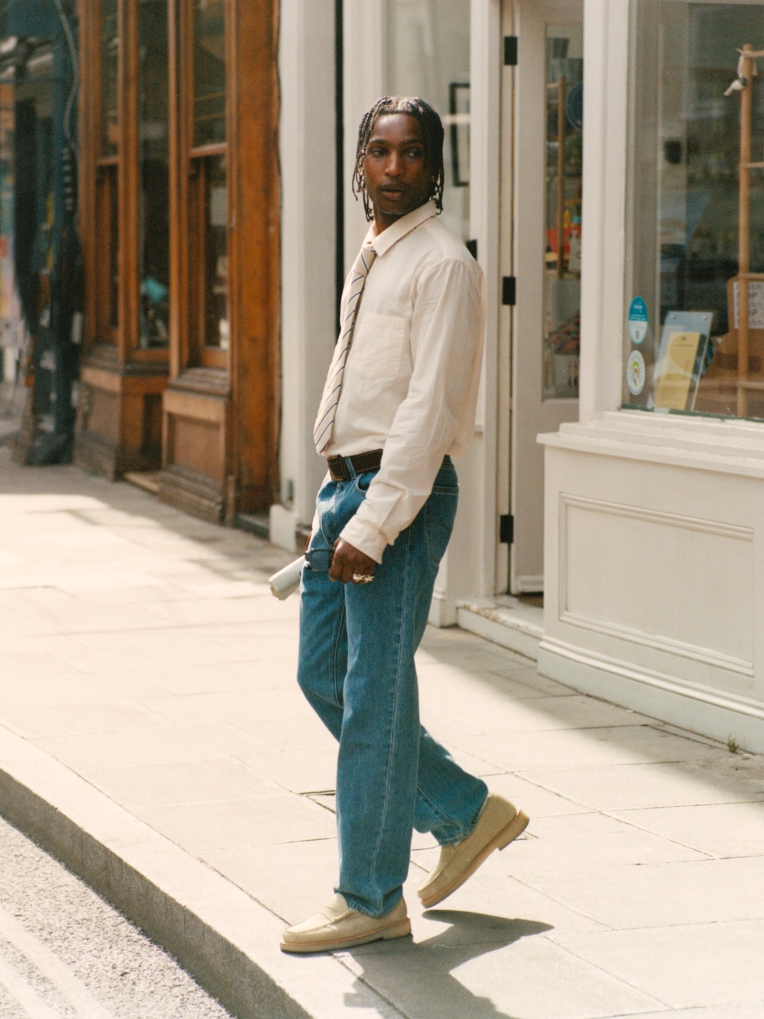Clarks - Our men's Wallabee Monk. Taking a Clarks archive pattern