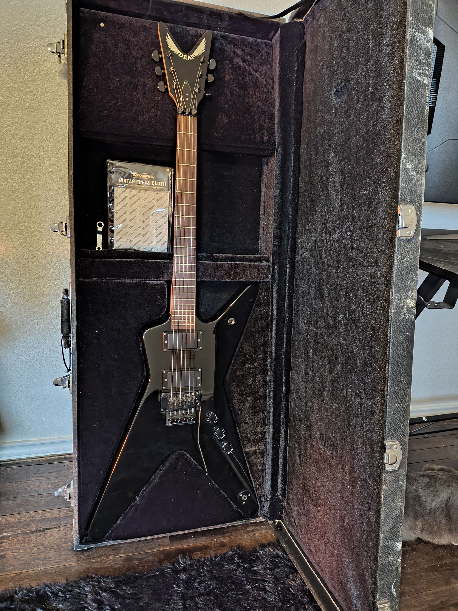 Dean ML Warbird . Korean made, 2007 I believe and not a dimebag