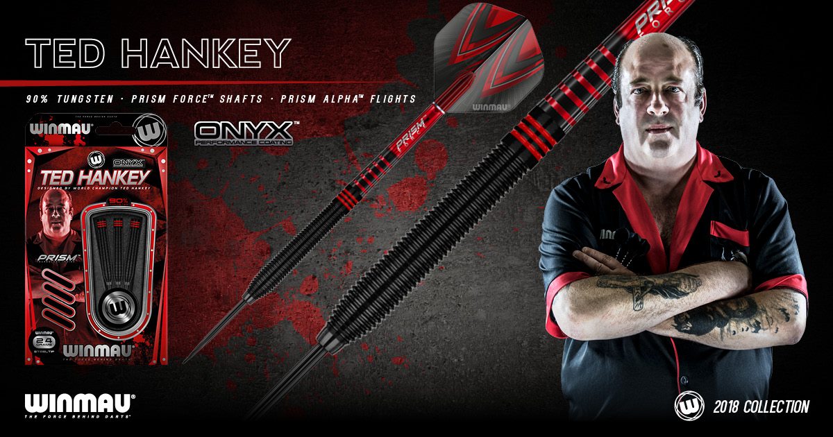 The Winmau Ted Hankey's Steel Tip is designed for blood-curdling